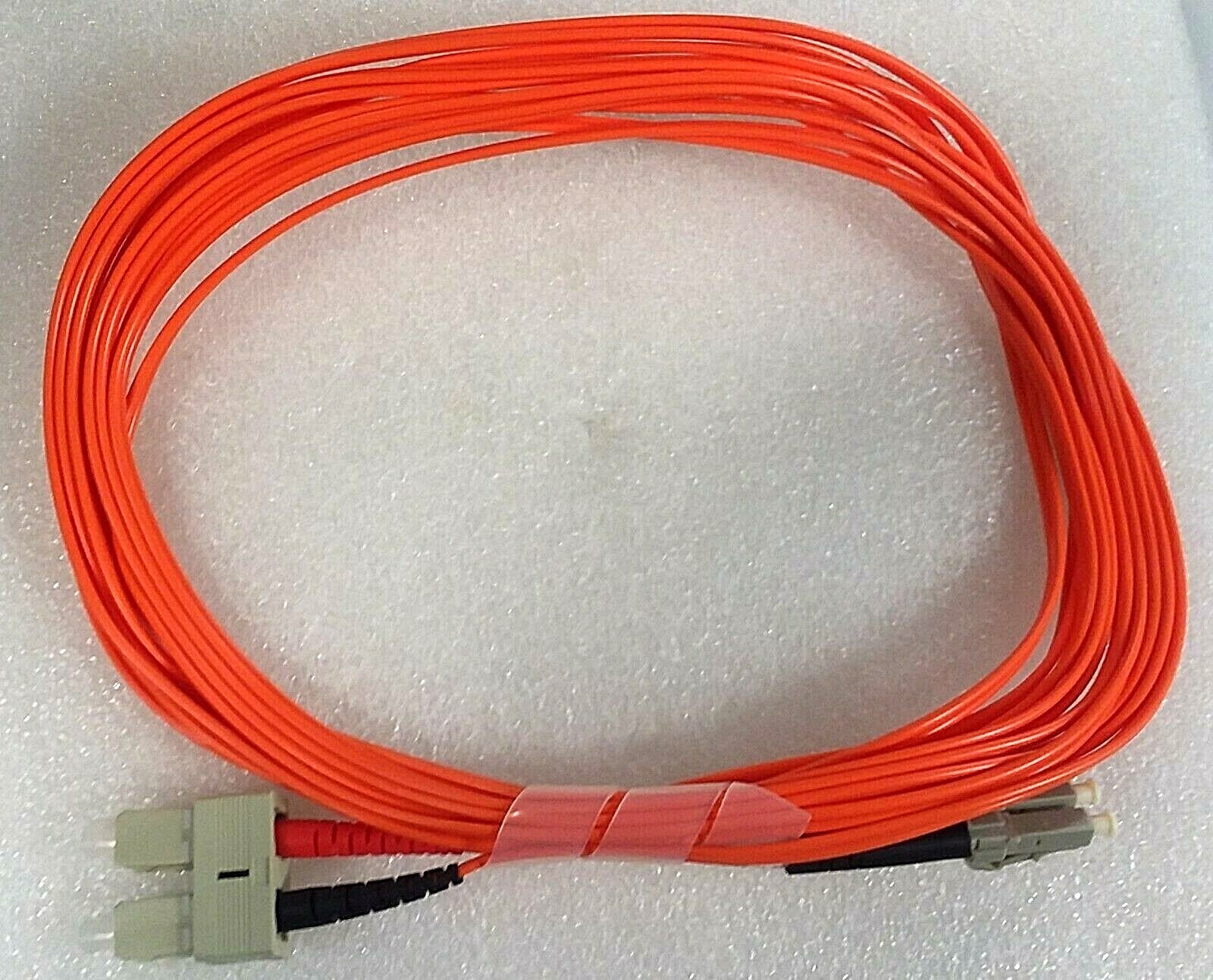 Unbranded Multimode Dplx 62.5/125um, Orange; Part #LC/UPC-SC/UPC, MM DX 5meter