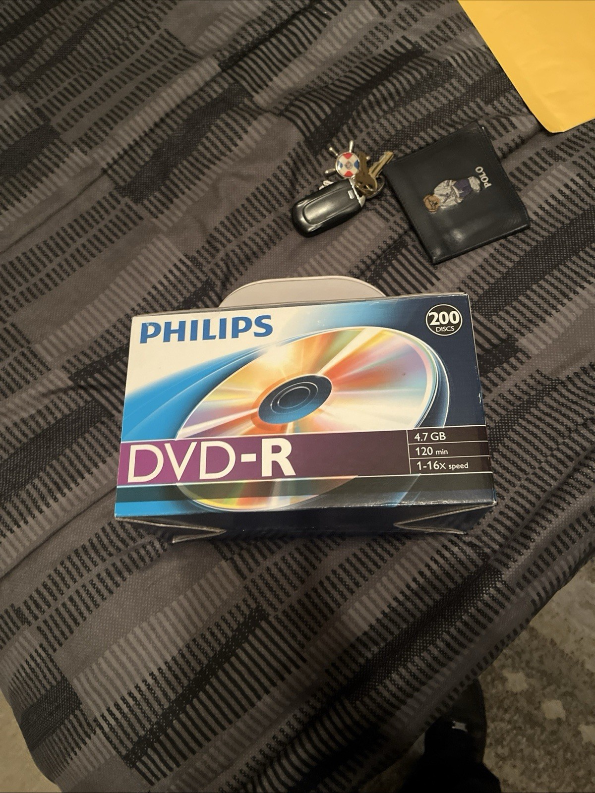 200 PHILIPS Blank white Ink Jet Hub Printable 16X DVD-R DVDR  4.7GB Media Disc
