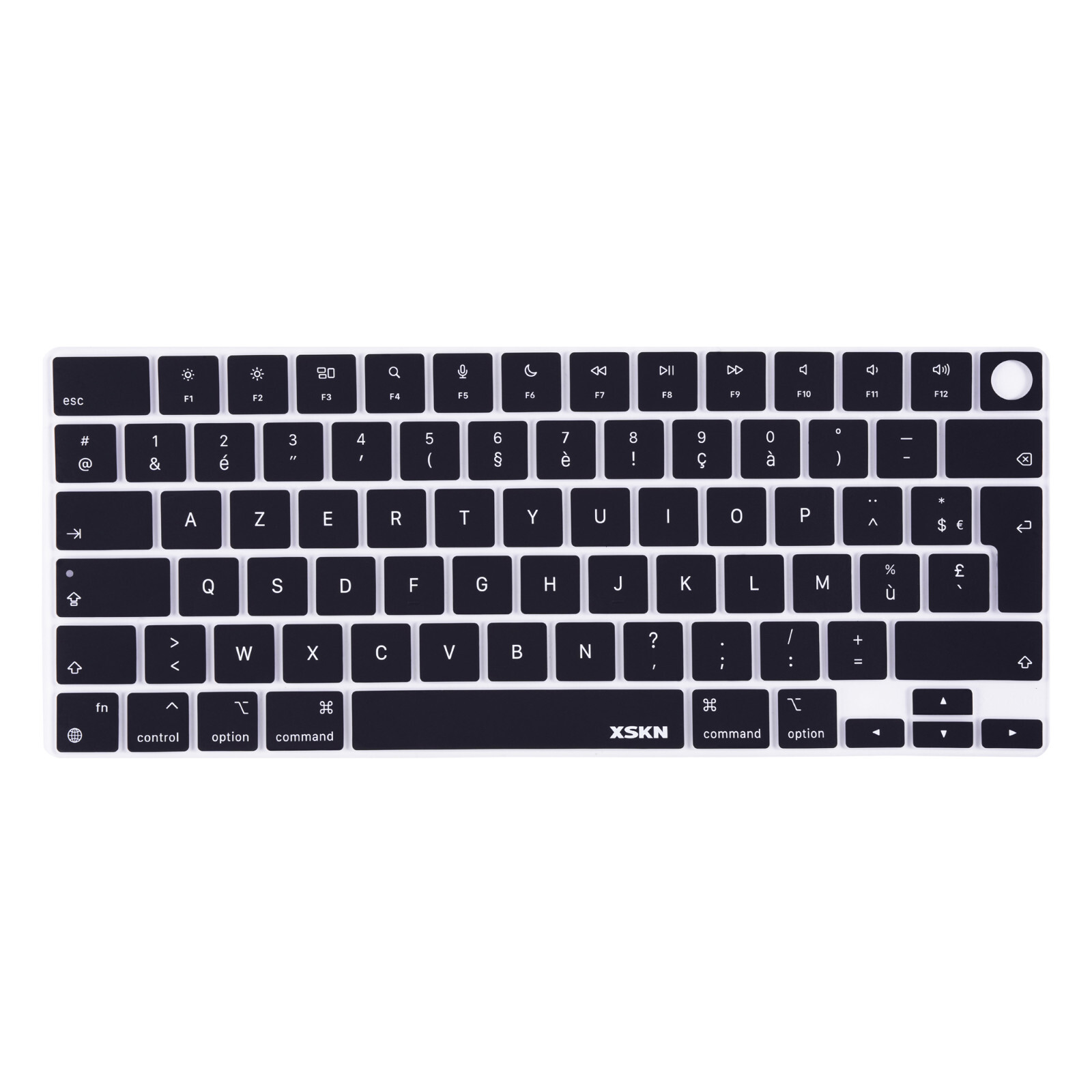 XSKN EU AZERTY French Silicone Keyboard Cover for 2026 Macbook Neo 13 inch A3404
