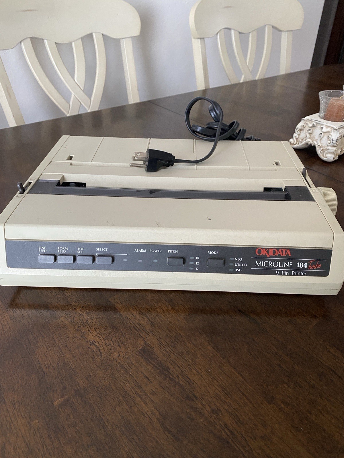 OKIDATA OKI MicroLine 184 Turbo 9-Pin GE5256K Dot Matrix Printer