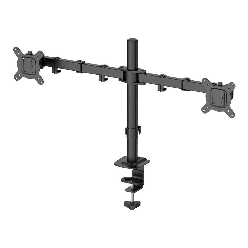 Dual Monitor LED LCD TV Swivel Desk Mount Stand 21 22 23 24 26 27 28 29 30 32"