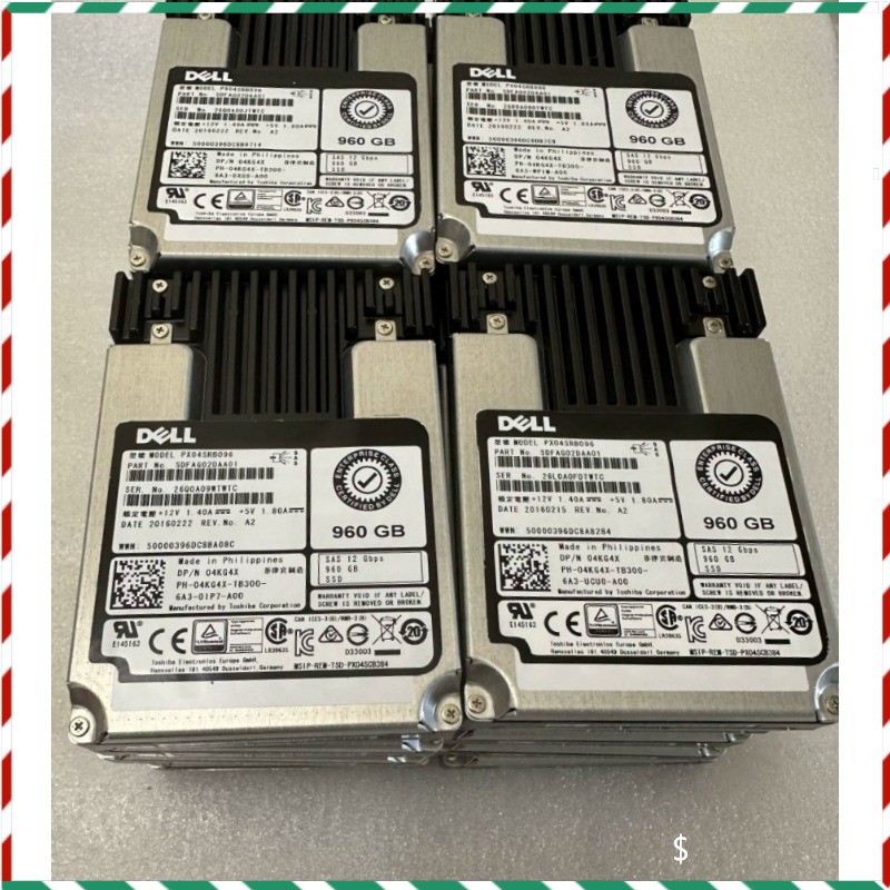 NEW 04KG4X 4KG4X DELL PX04SRB096 960GB 2.5" SAS 12G RI SSD Solid State Drive New