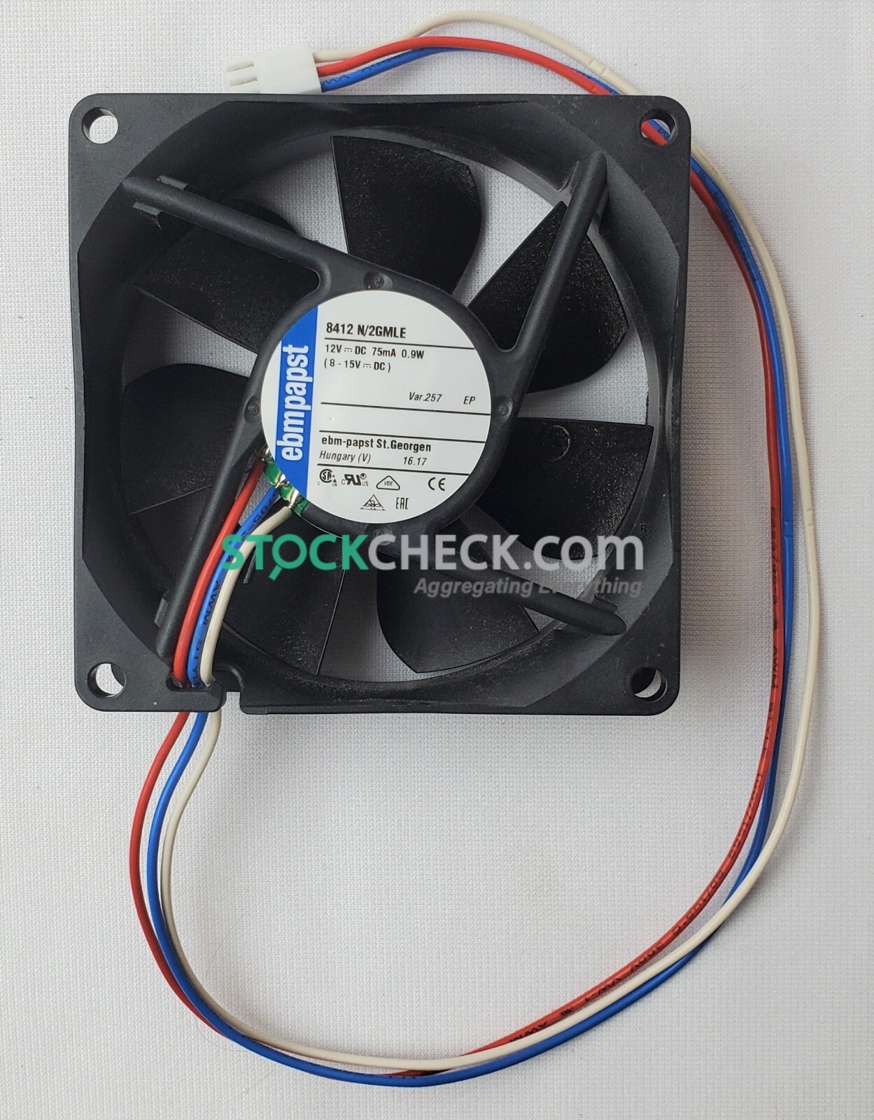Ebmpapst 8412N/2GMLE Fan
