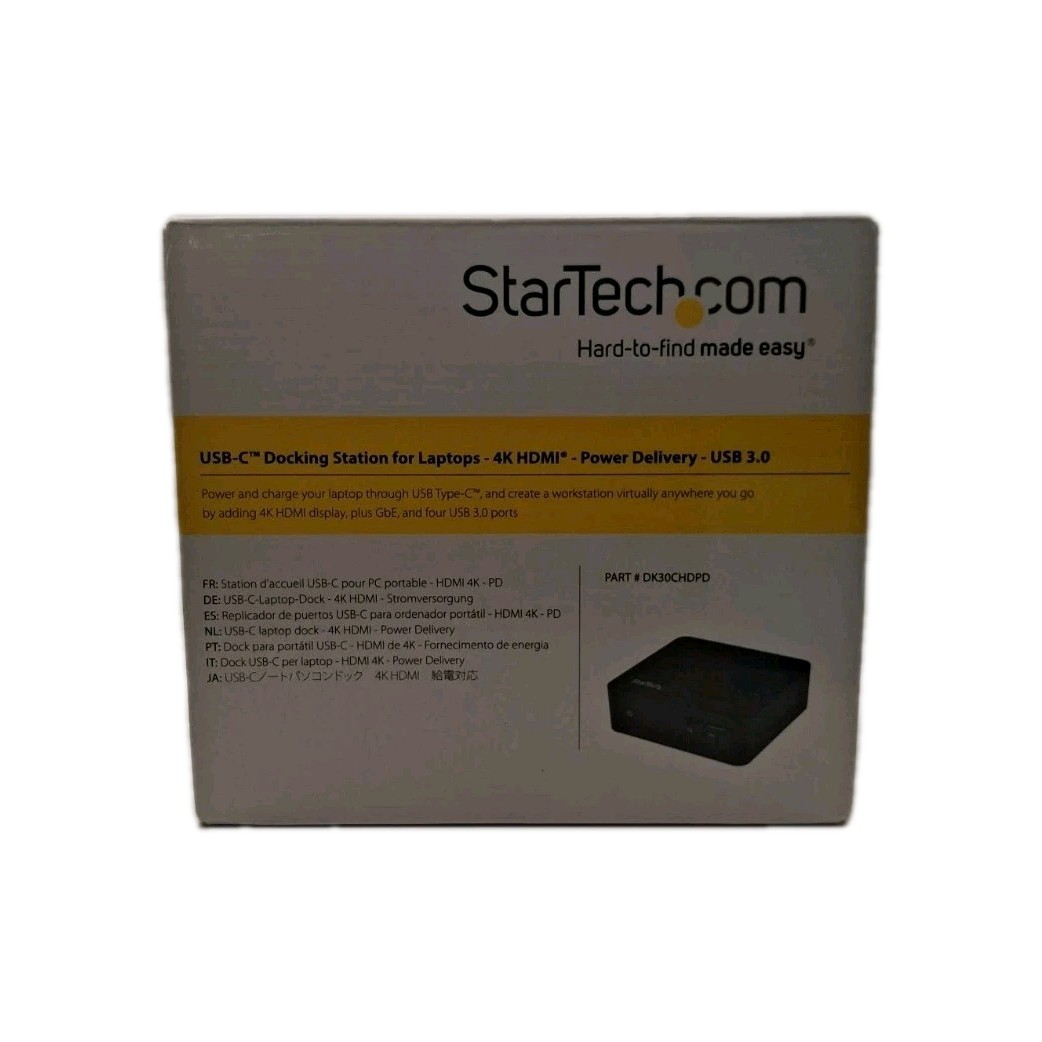 Star Tech DK30CHDPD USB-C 4K HDMI USB 3.0 Docking Station