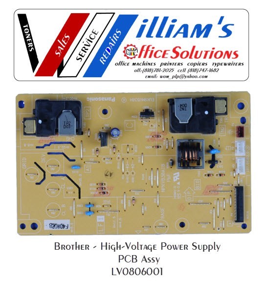 Brother High Voltage Power Supply  LV0806001 for MFC & HL Series