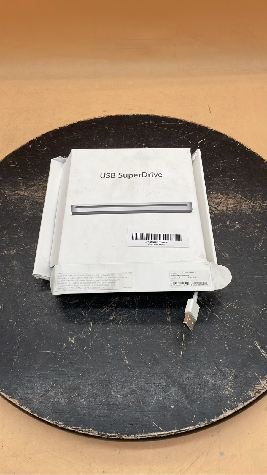 Apple A1379 USB SuperDrive External DVD CD Drive Optical Disc Reader Unit