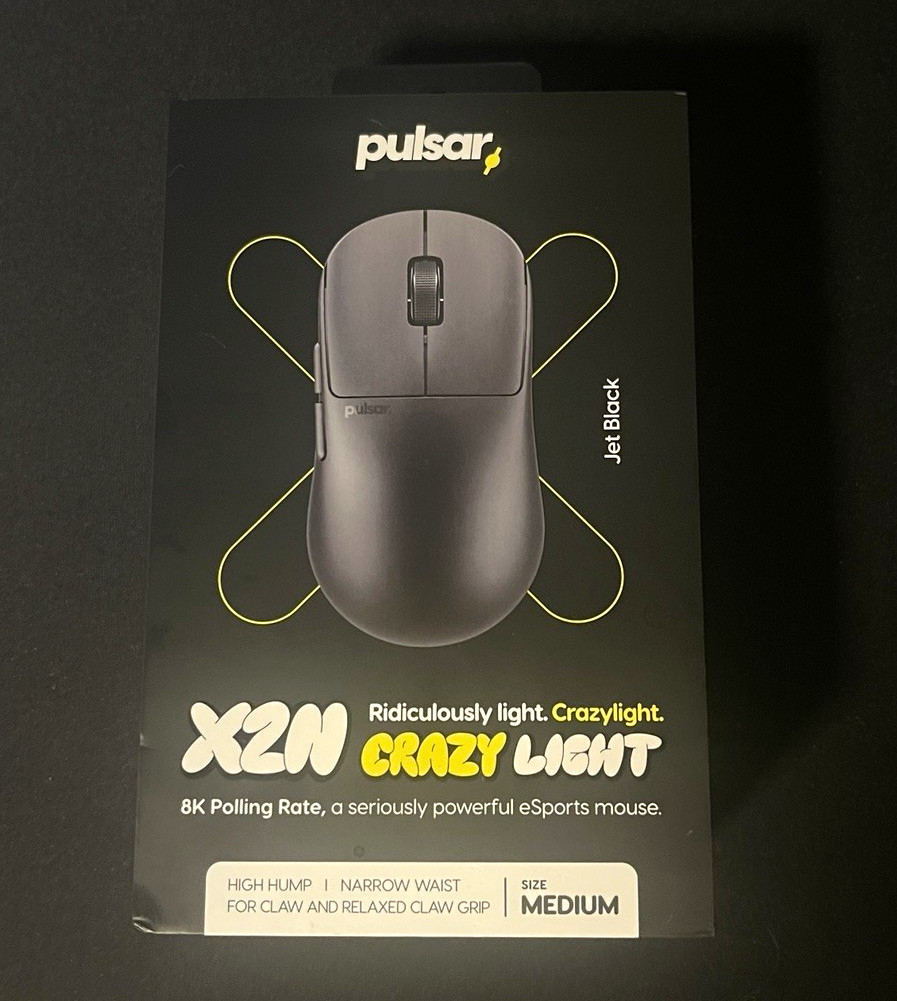 Pulsar X2N Crazy Light Wireless Optical Gaming Mouse - Medium