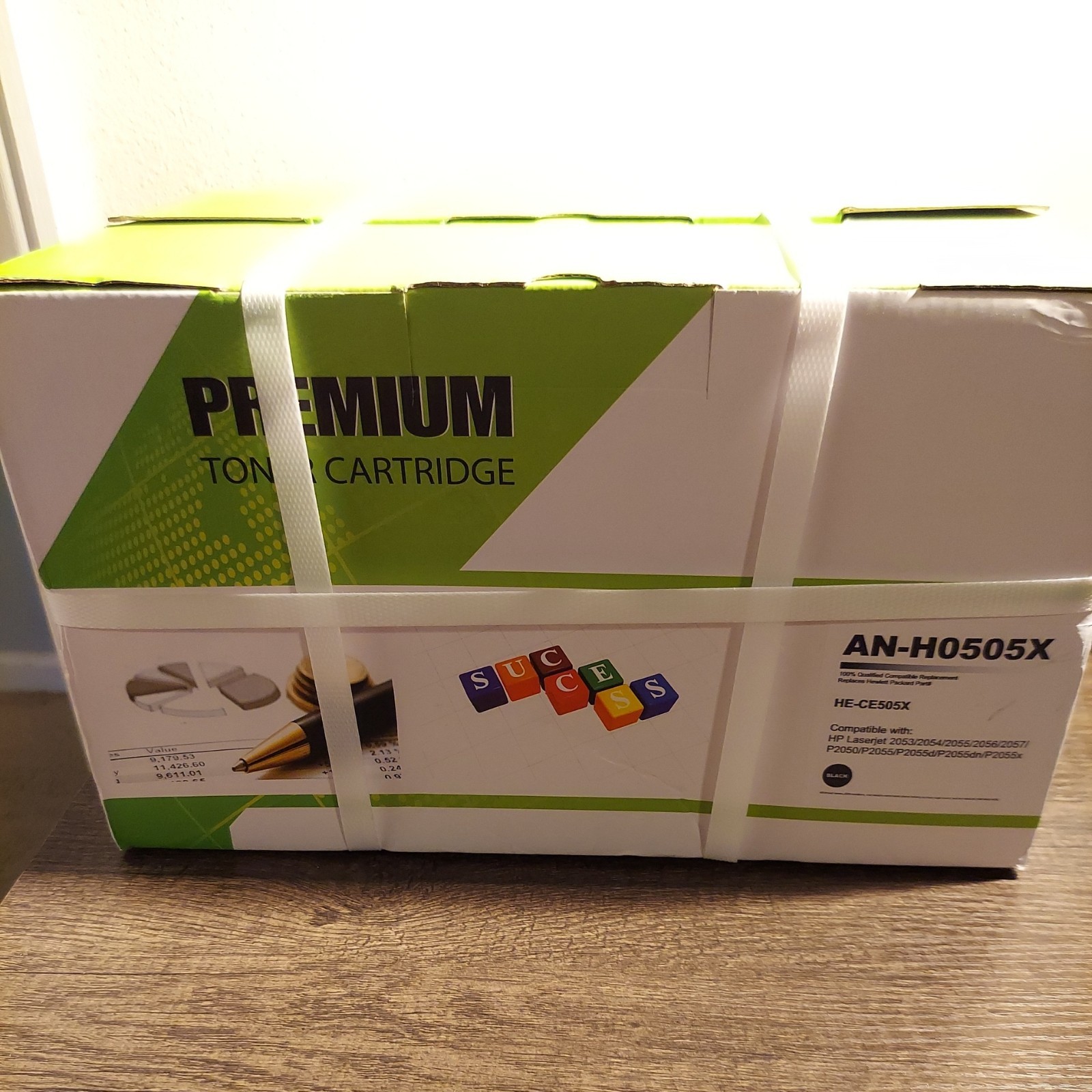 Set of 2-Premium Toner Cartridge AN-H0505X  -  Black