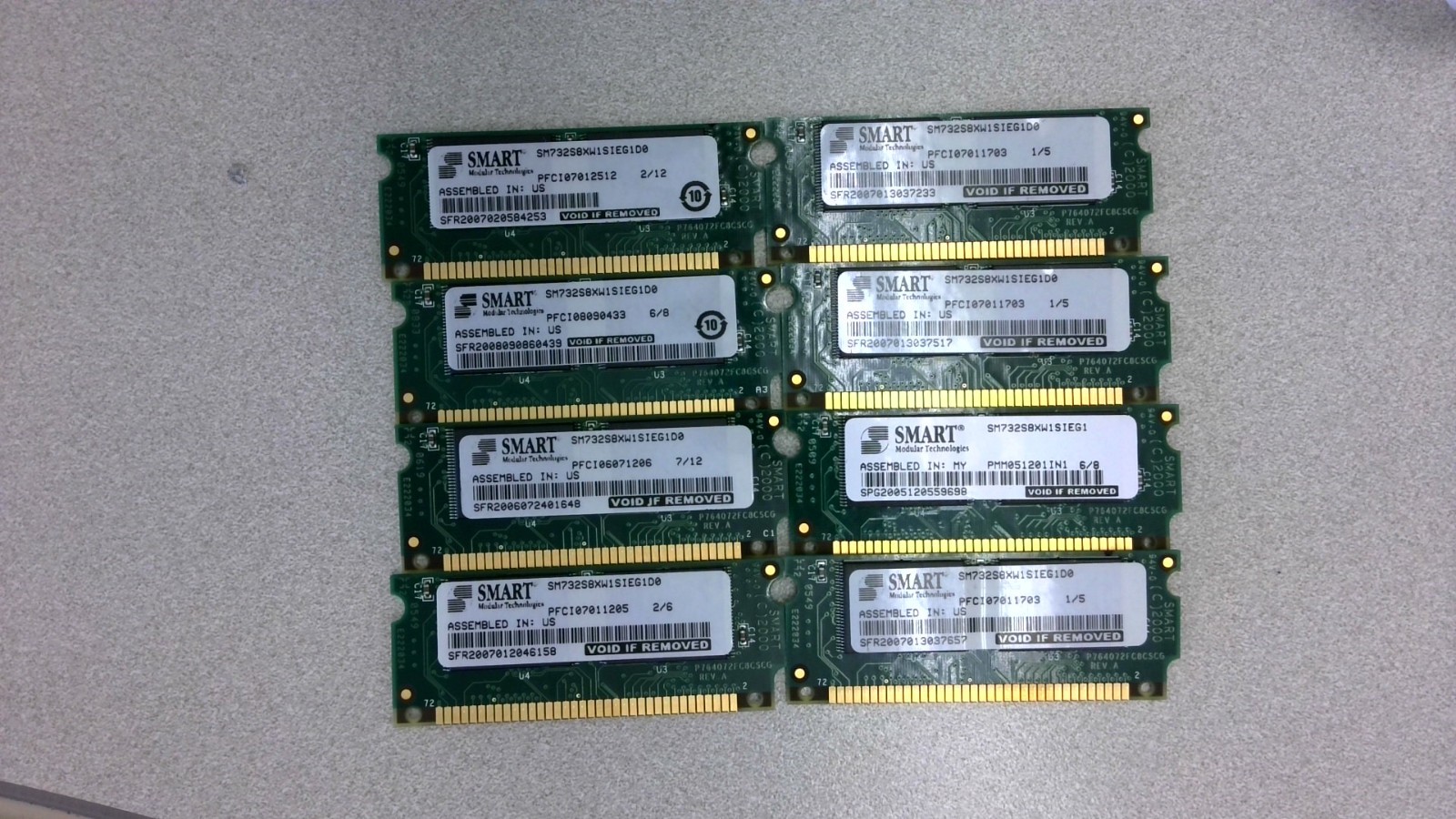 Smart SM732S8XW1SIEG1D0 Boot Flash Cisco lot of 8