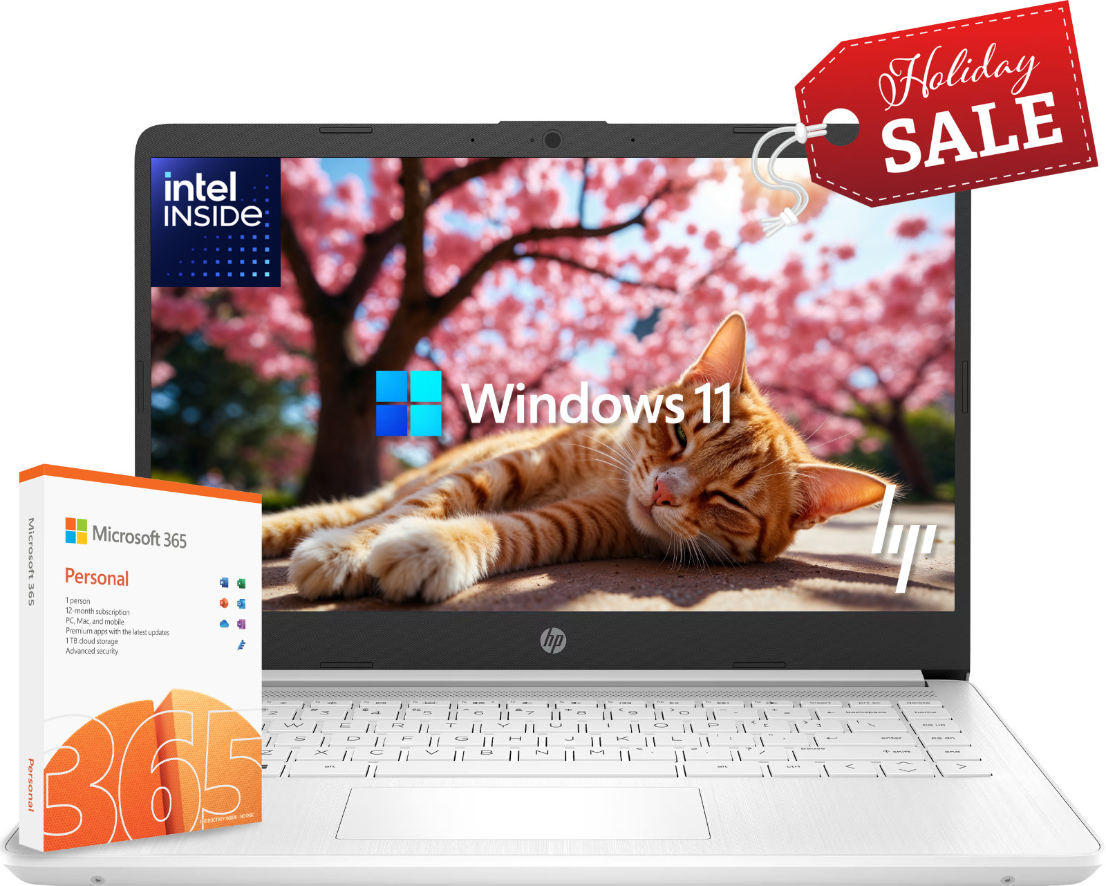 2026 HP Slim Laptop Computer 14 Intel CPU 8GB RAM & 564GB Storage Office 365