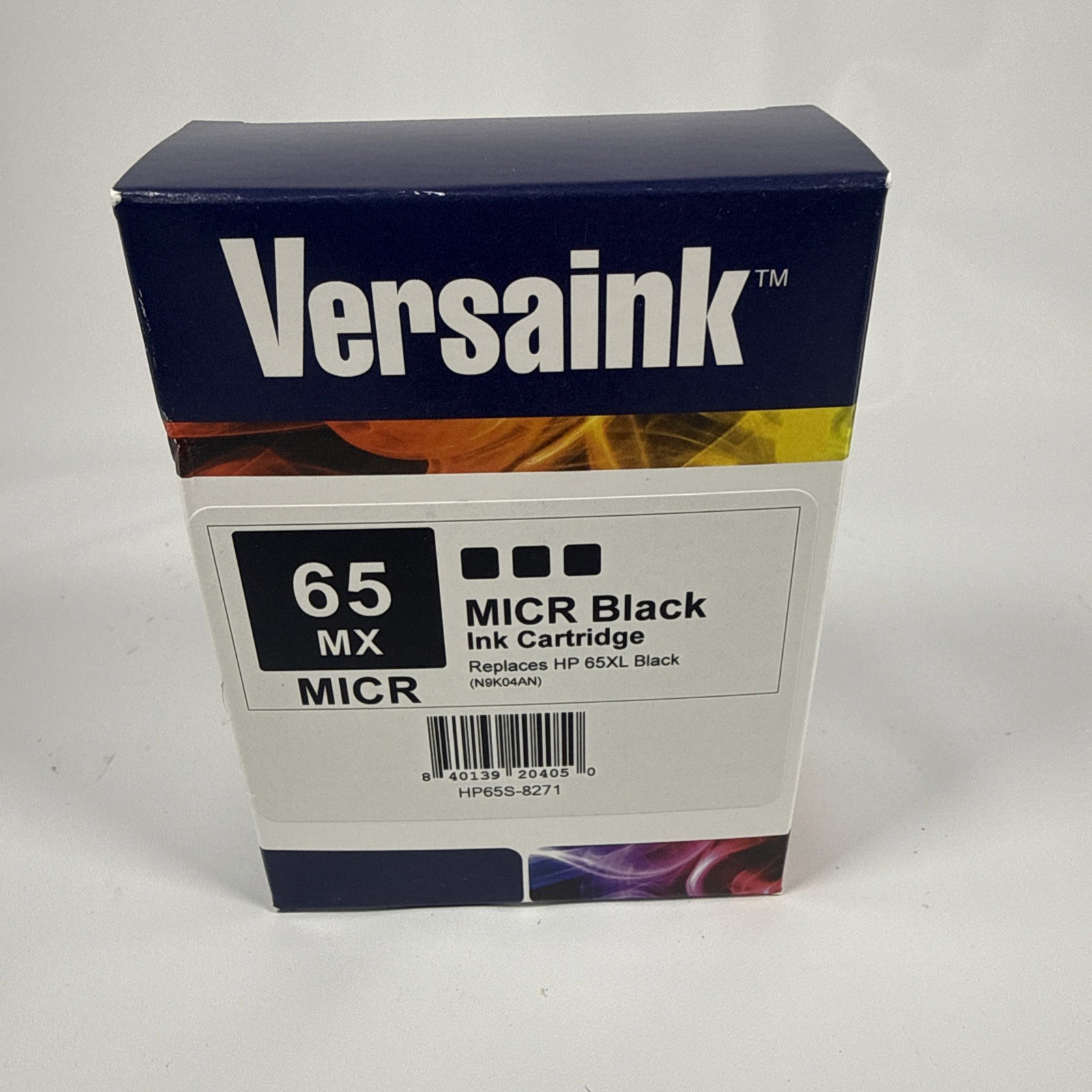 MICR Black Ink Cartridge - Nano 65 MX, 300 Yield for Bank Compliant Checks