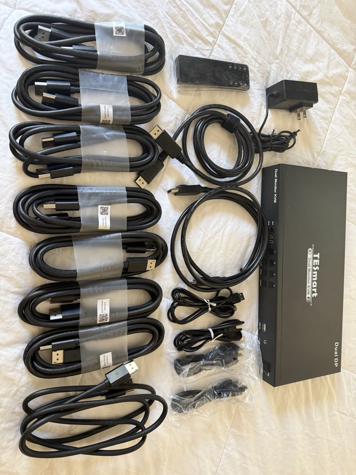 TESmart Duel Monitor Switch (PKS0802A10) KVM Switch 8 Dual Monitor KVM 2 Gaming