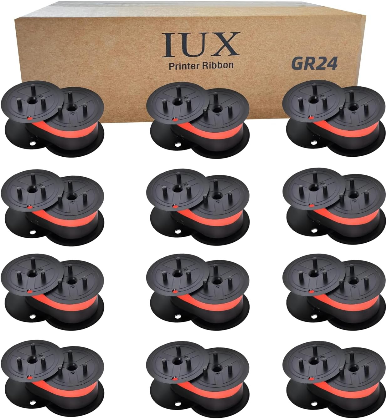 GR24 Universal Twin Spool Calculator Ribbon Compatible for Porelon 11216