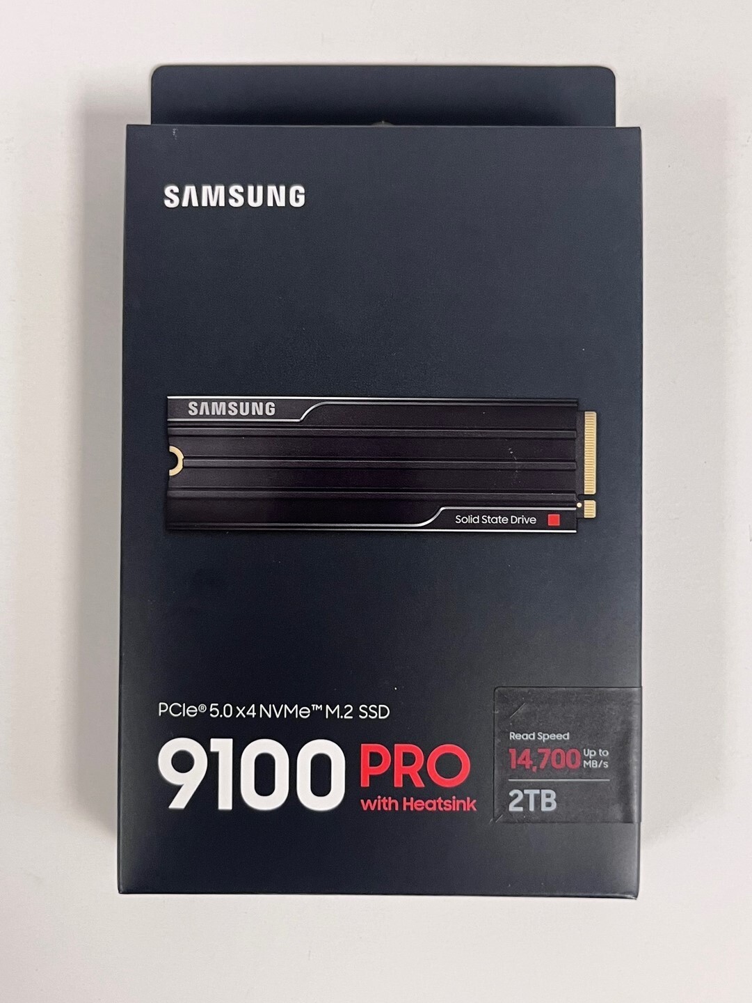 New SAMSUNG SSD 9100 PRO with Heatsink 2TB PCIe 5.0x4 M.2 2280 MZ-VAP2T0CW