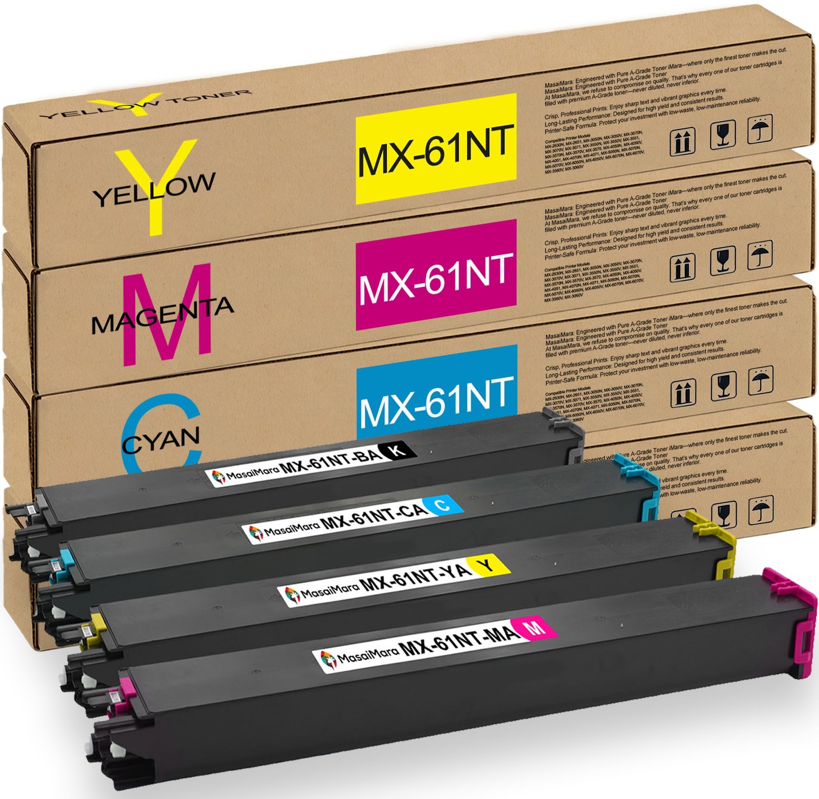 MasaiMara MX-61NT MX61NT MX-61NT-BA MX-61NT-CA High Capacity, Multi-Color