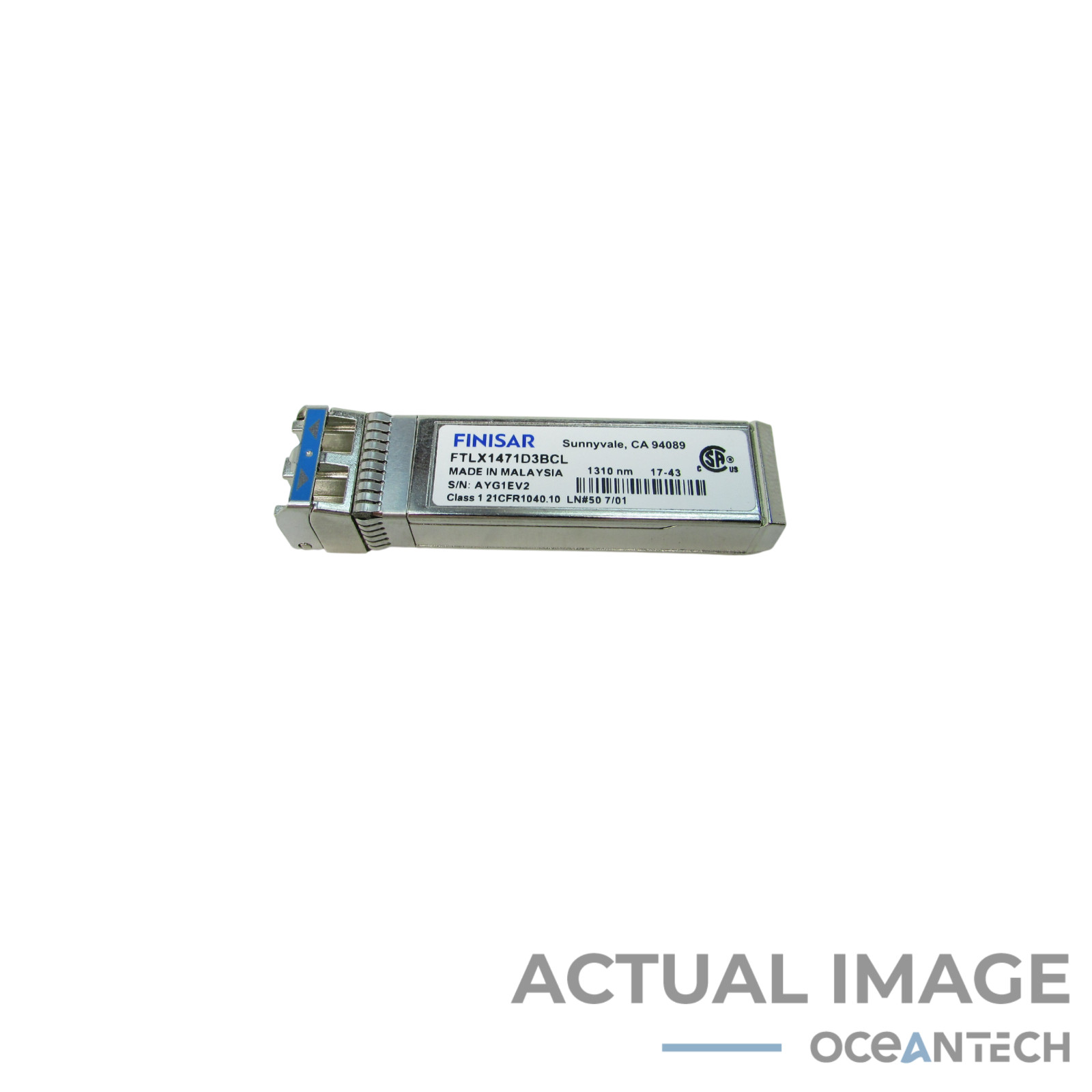 Finisar FTLX1471D3BCL SFP+ 10GB LR 10KM 1310nm Optical Transceiver ref