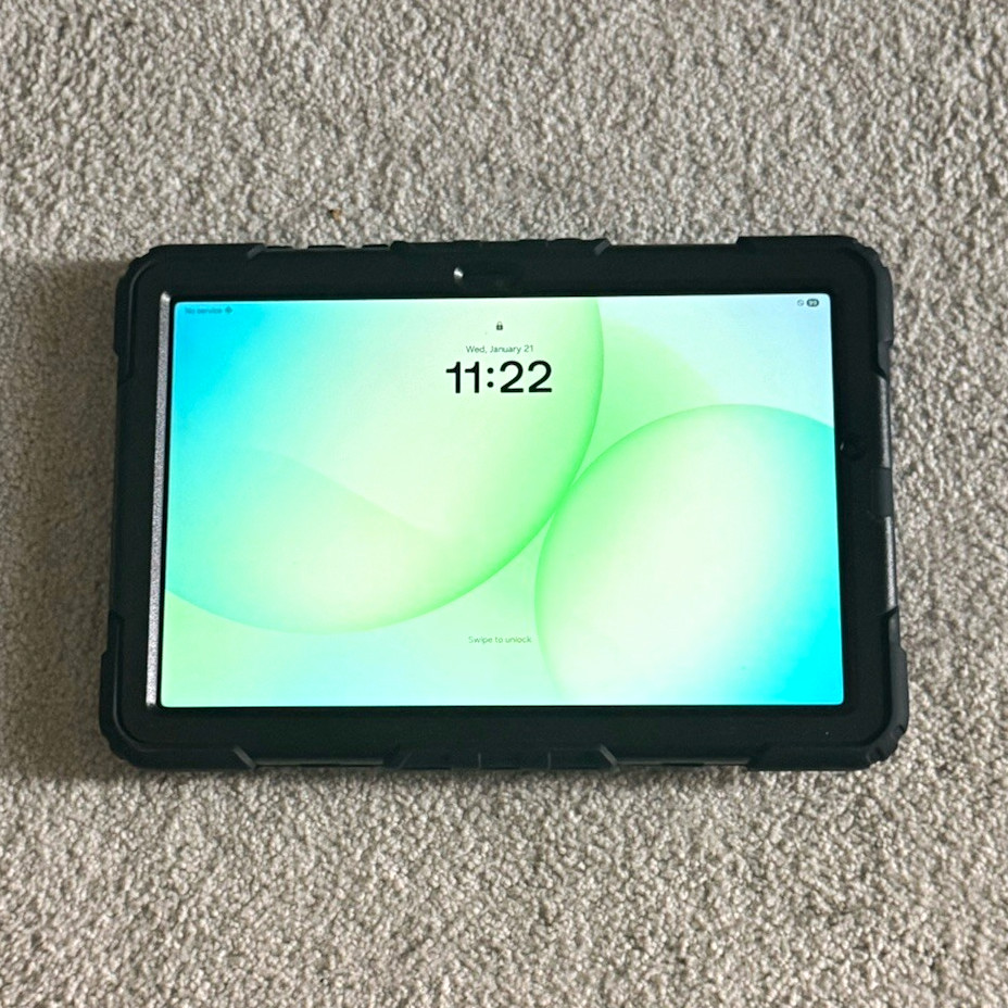 Samsung Galaxy Tab 11in Android Wi‑Fi+5G 97.1GB Black Tablet w/ Case