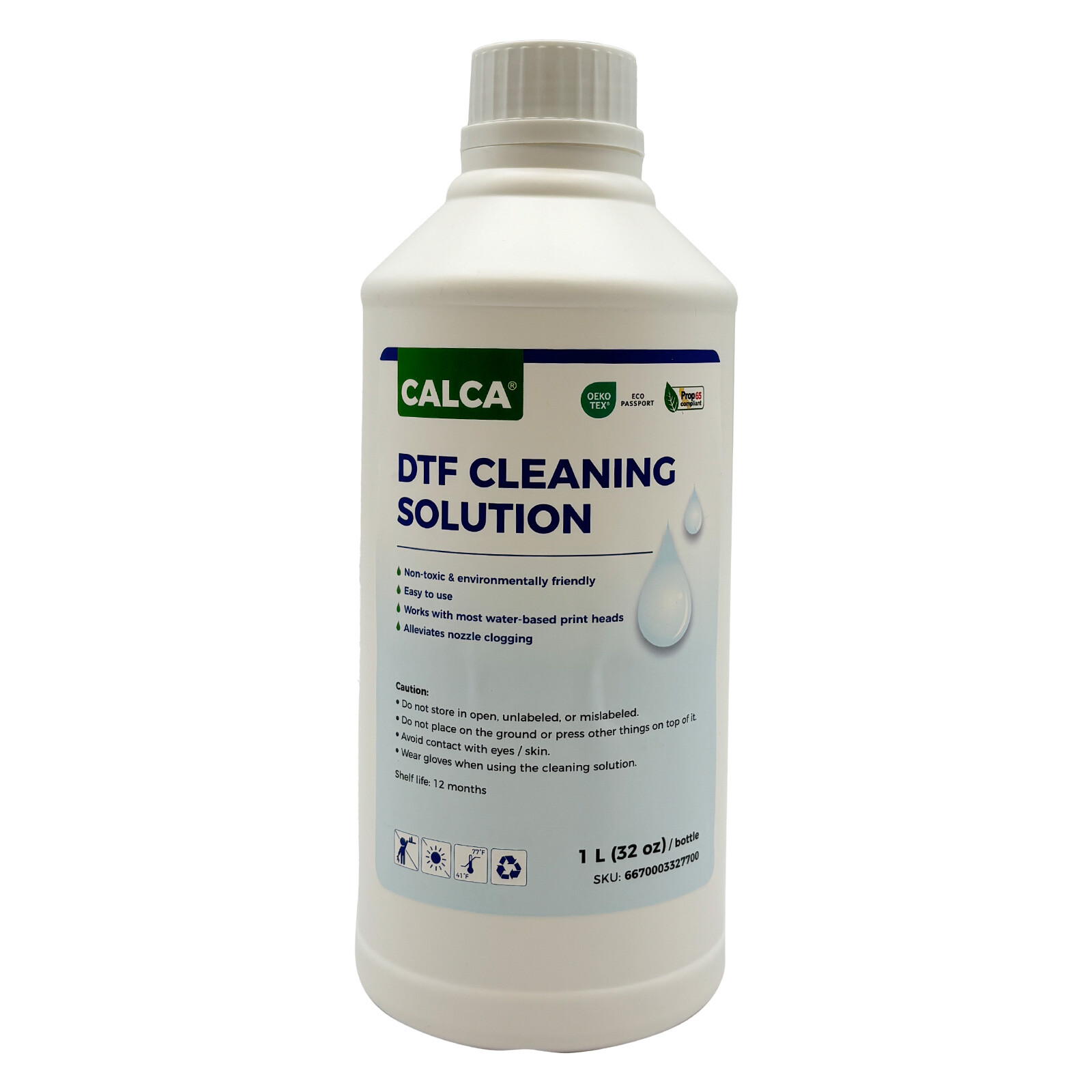 US Stock - 1L Direct to Film DTF Ink Cleaning Solution
