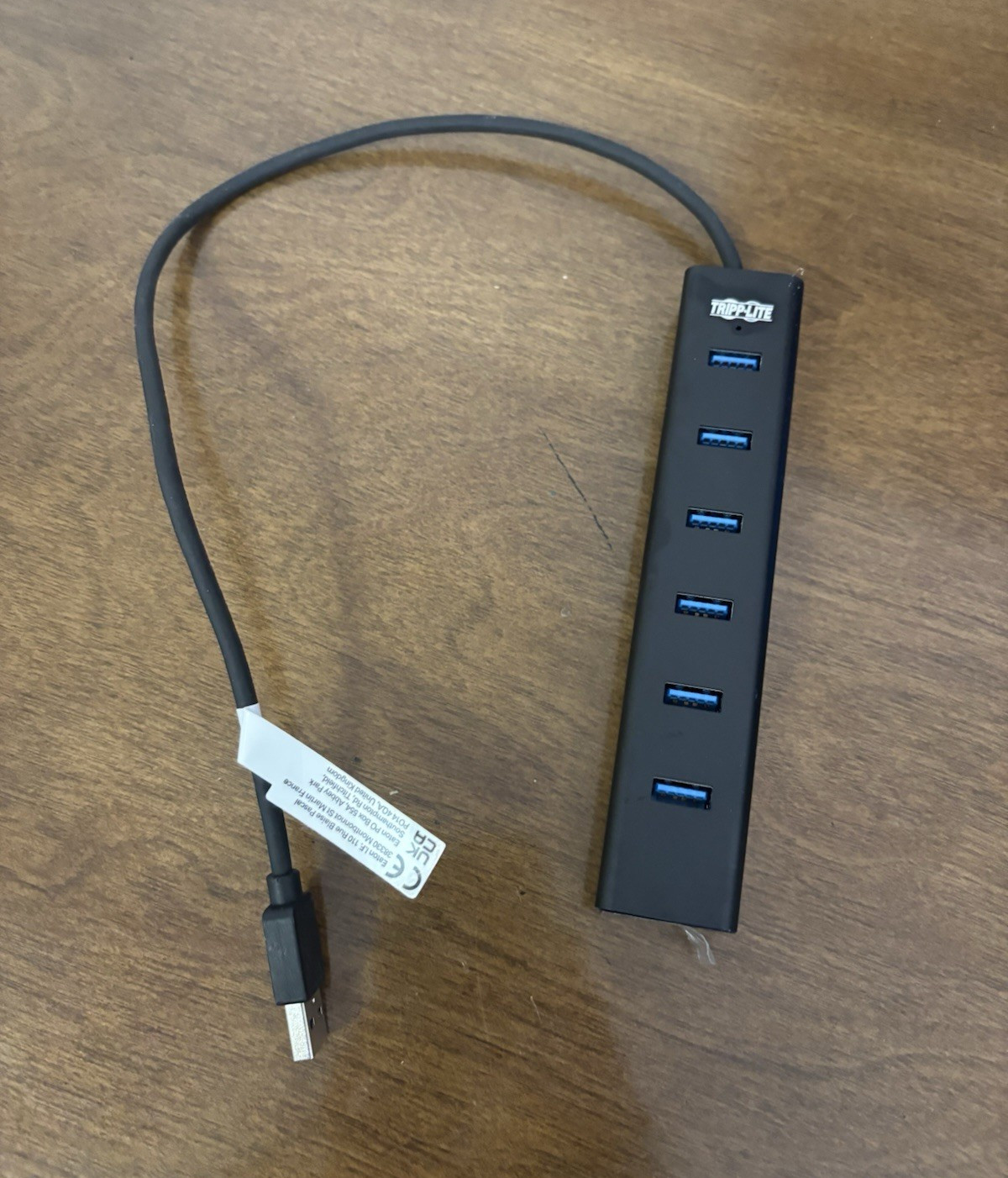 Tripp Lite U360-007-AL-INT 7-Port USB Hub 1:7 Portable Black USB-A