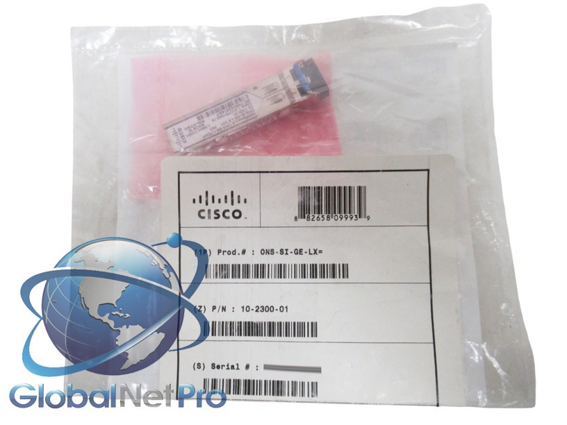 NEW ORIGINAL CISCO ONS-SI-GE-LX - 1000BASE-LX GE 1310 SM I-TEMP LIFETIME WARRANT