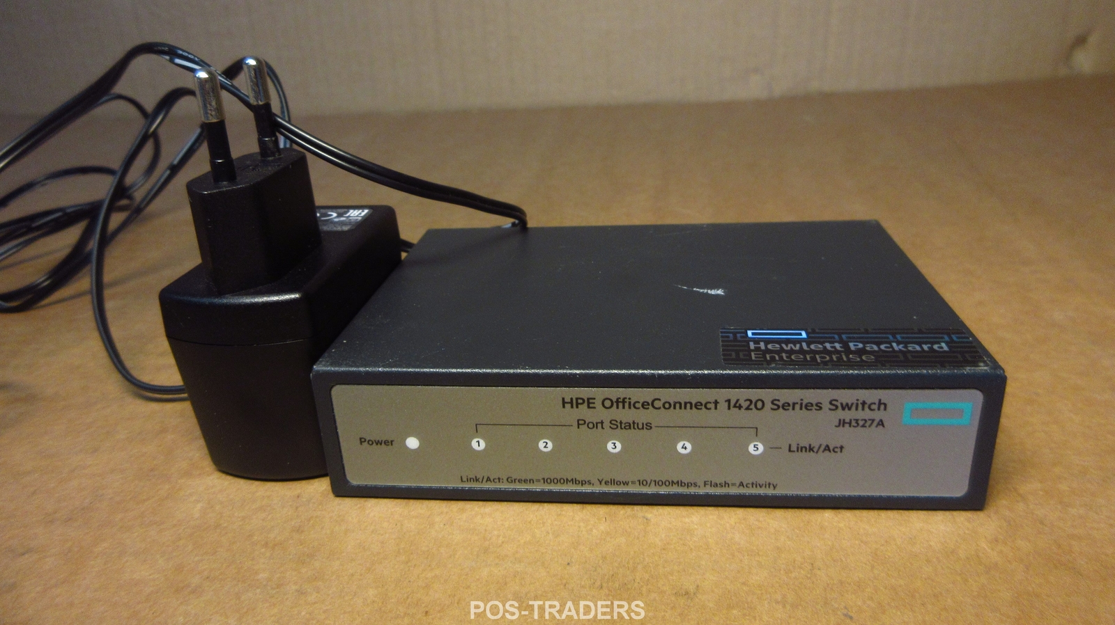 HPE JH327A OfficeConnect 1420 5-Port Gigabit Unmanaged LAN Switch - INCL PSU