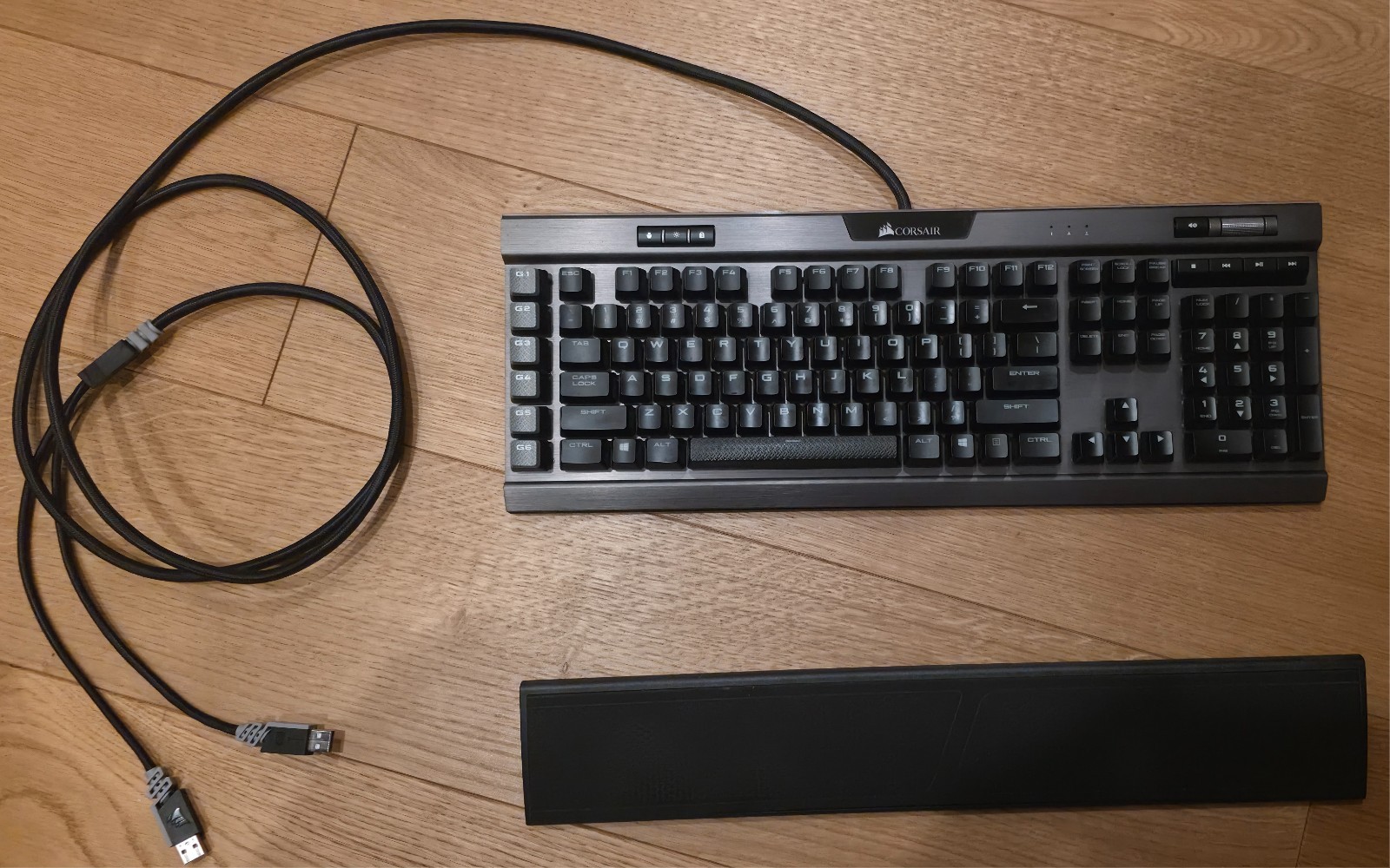Corsair K95 RGB Platinum Mechanical Keyboard (Cherry MX Speed) w/ Media Controls