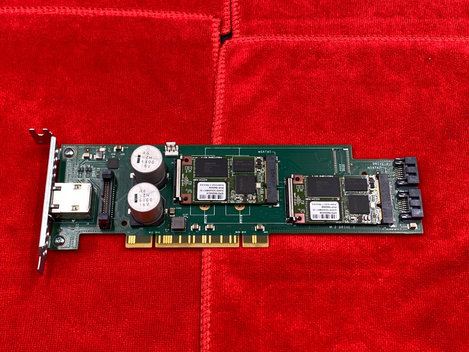 EMC ISILON MSATA CARRIER CARD INCLUDED 2x 32GB DRIVE 303-383-000A-01