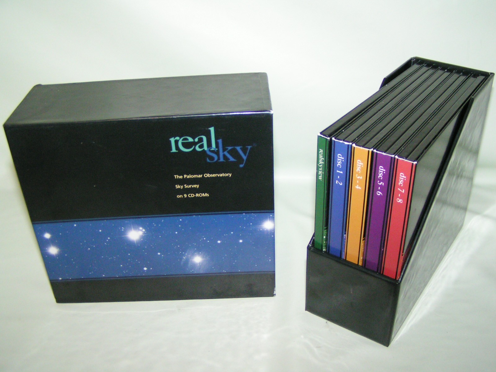 REAL SKY Palomar Observatory Northern Sky Survey on 9 CD-ROMs Astronomy NICE