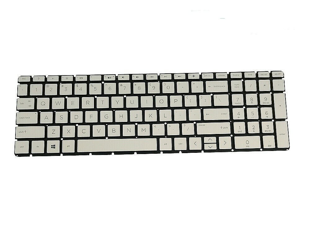 HP Laptop 15-dy2131wm 15-dy2132wm 15-dy2152wm 15-dy2172wm Keyboard Silver 