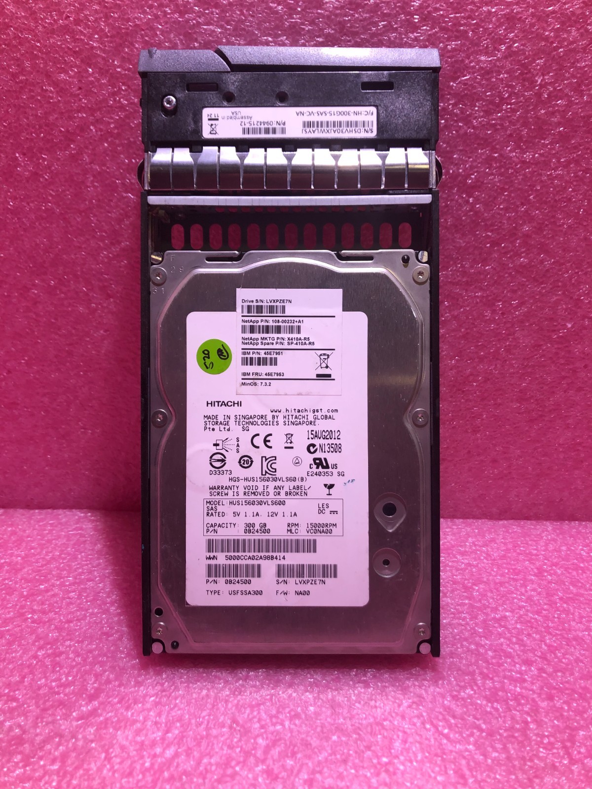 Strong-IT  X410A-R5 NETAPP 300GB 15K 3.5INCH SAS HDD