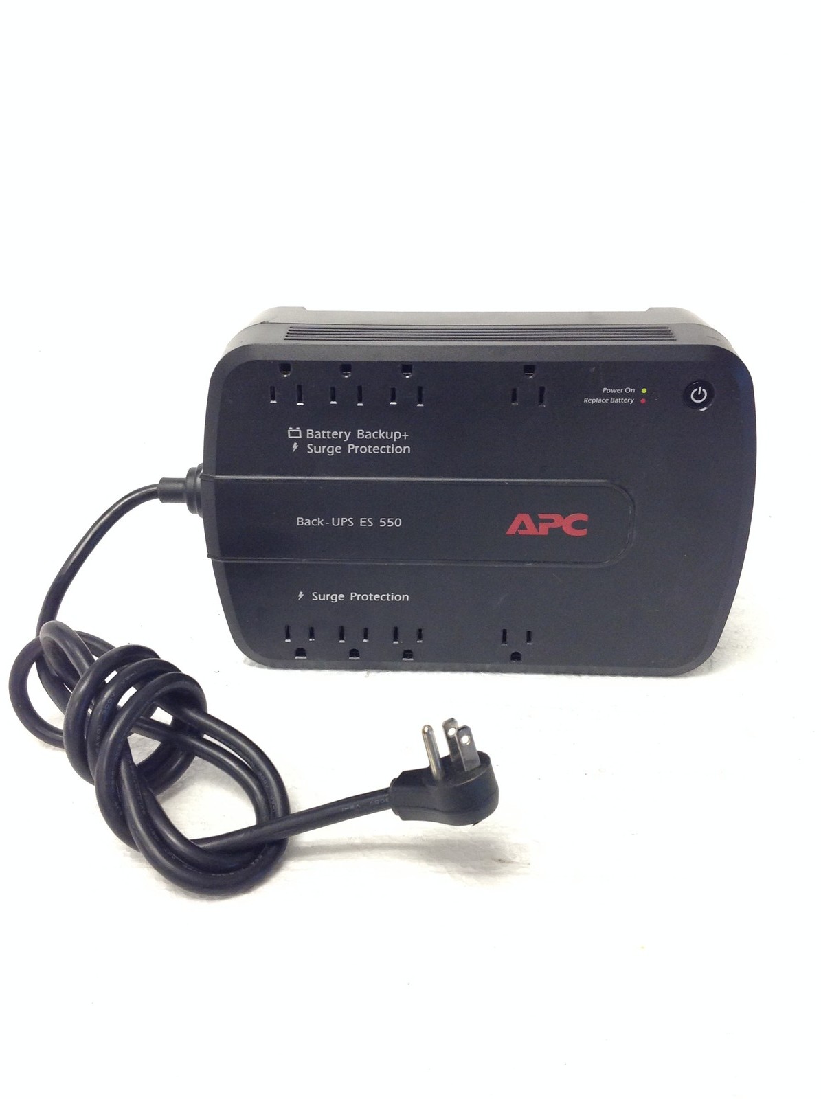 APC Back-UPS ES 550 BE550G 8-Outlet Uninterruptible Power Supply,QTY, No Battery