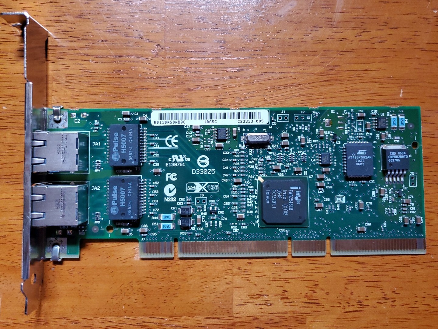 Genuine Hp Nc7170 313586-001 Ethernet RJ 45 Wired Gigabit Network Card pci-x