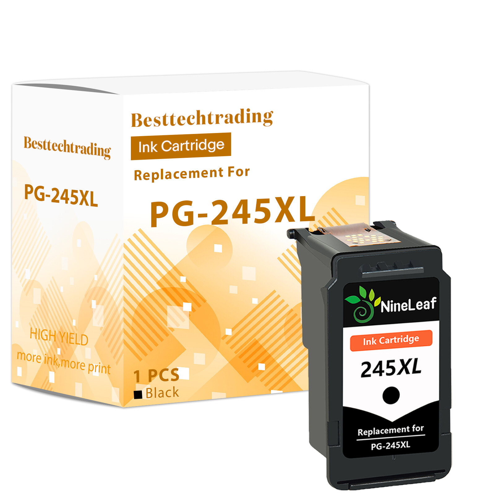 1 PK Black Ink Cartridge FOR Canon PG-245 XL Pixma MG2555 MG2922 MG3020 TS3120 