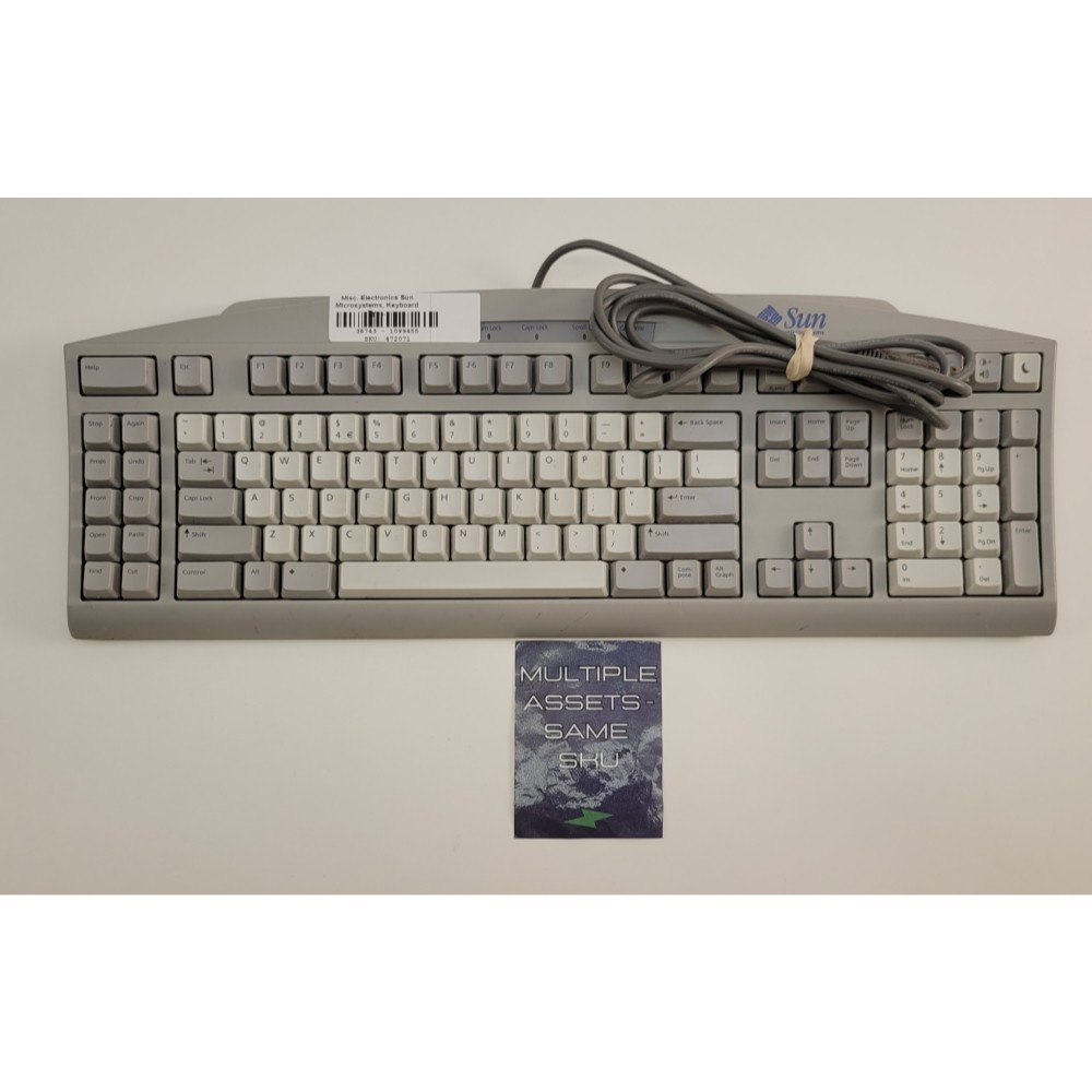Sun Microsystems Keyboard Type 6 USB 3201273-01 - Tested