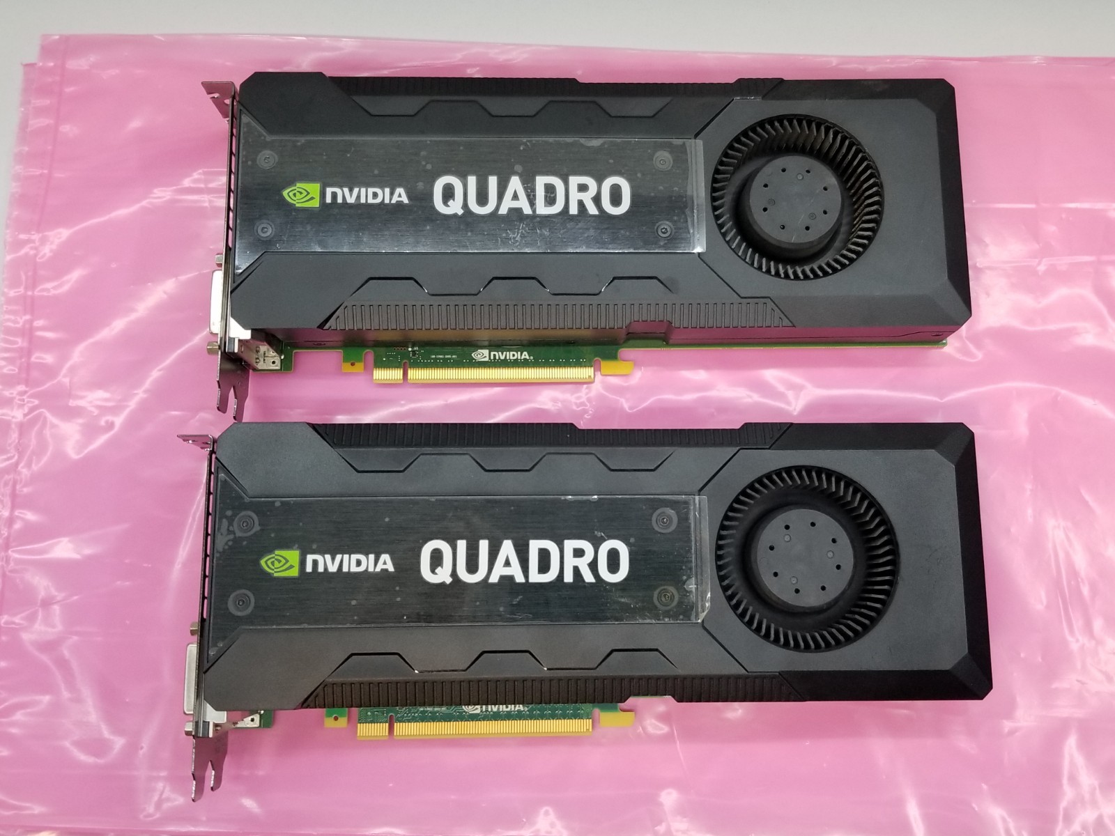 Lot of 2 NVIDIA Quadro K5200 8GB GDDR5 DVI/DisplayPort/PCIe GPU Graphics Cards