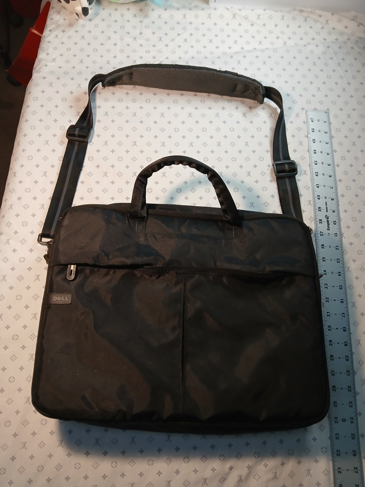 Dell Black Ballistic Nylon Laptop Messenger Bag Briefcase Padded Travel Case