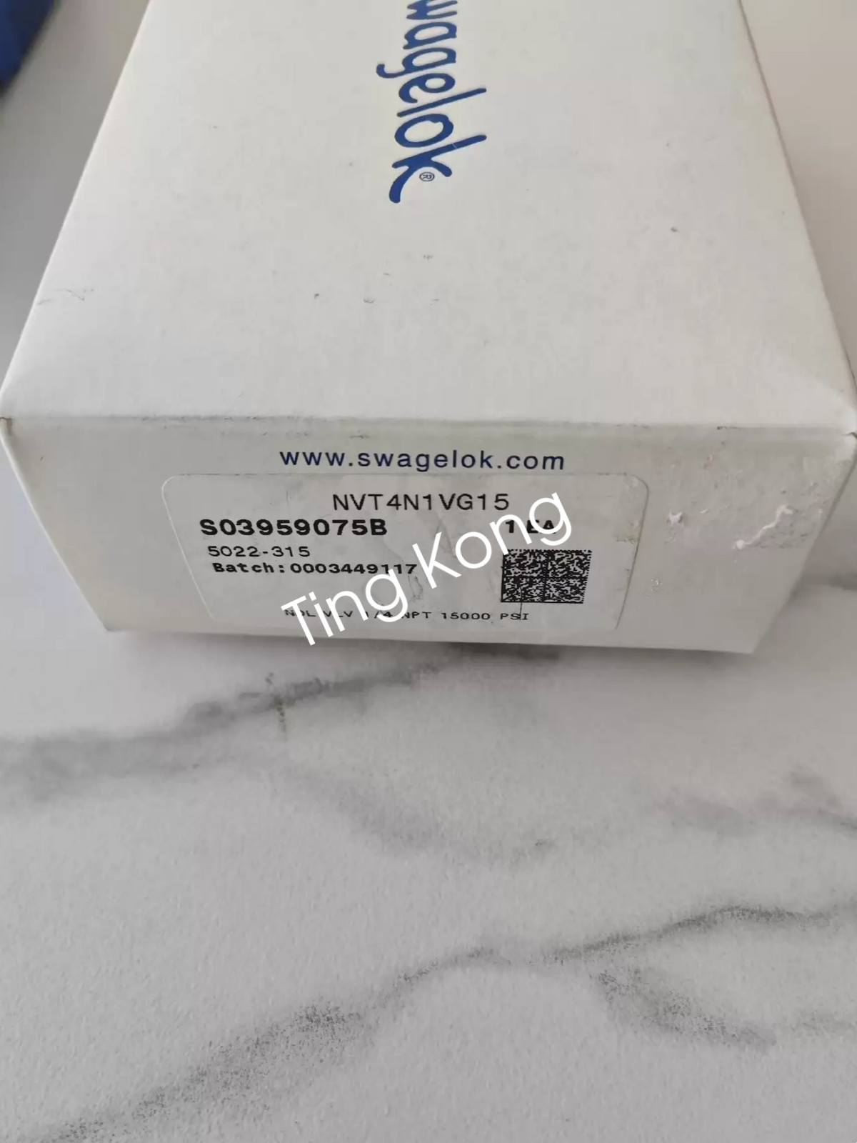 1PCS Brand New Swagelok NVT4N1VG15 Stop Valve via FedEx or DHL