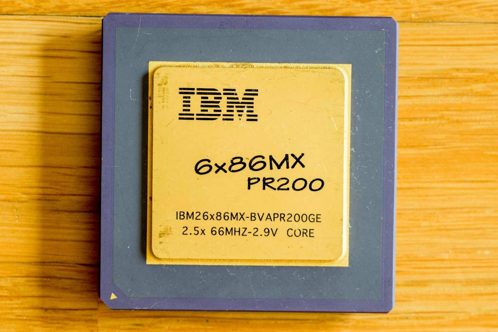 IBM (Cyrix) 6x86MX PR200 Socket 7 CPU / BVAPR200GP - Working