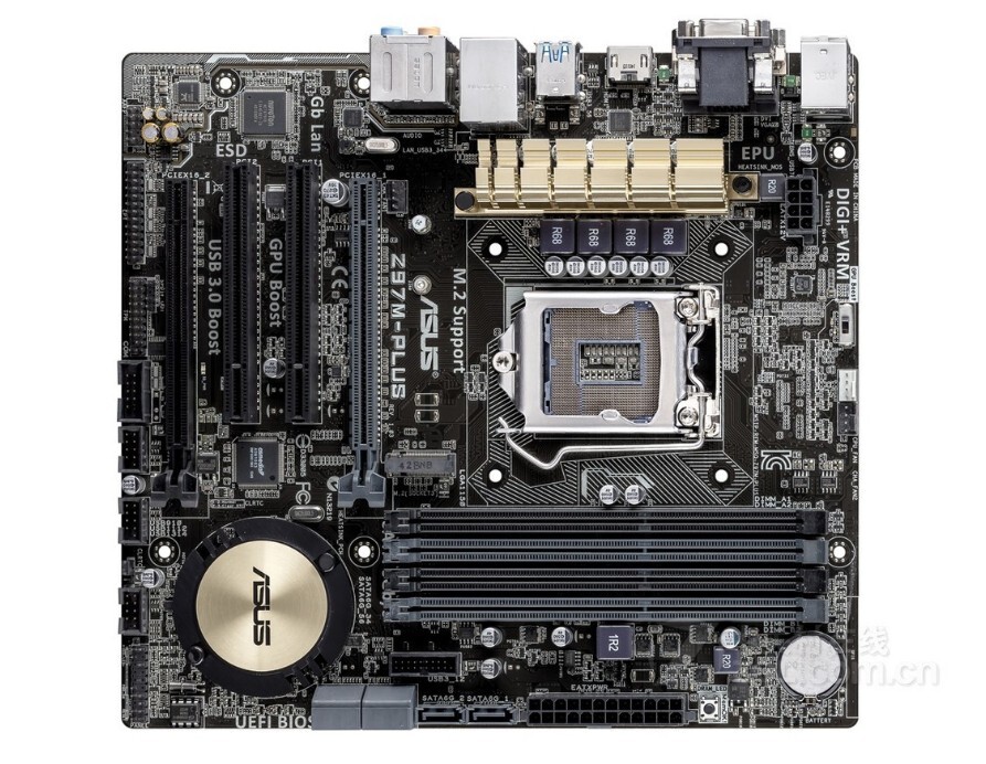 For ASUS Z97m-plus motherboard LGA1150 DDR3  M-ATX 32G VGA+HDMI+DVI tested ok