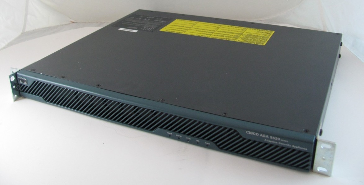 CISCO ASA5520-AIP10-K9 Security Firewall 2GB RAM ASA5520 SSM-10 IOS-9.16 asdm7.9