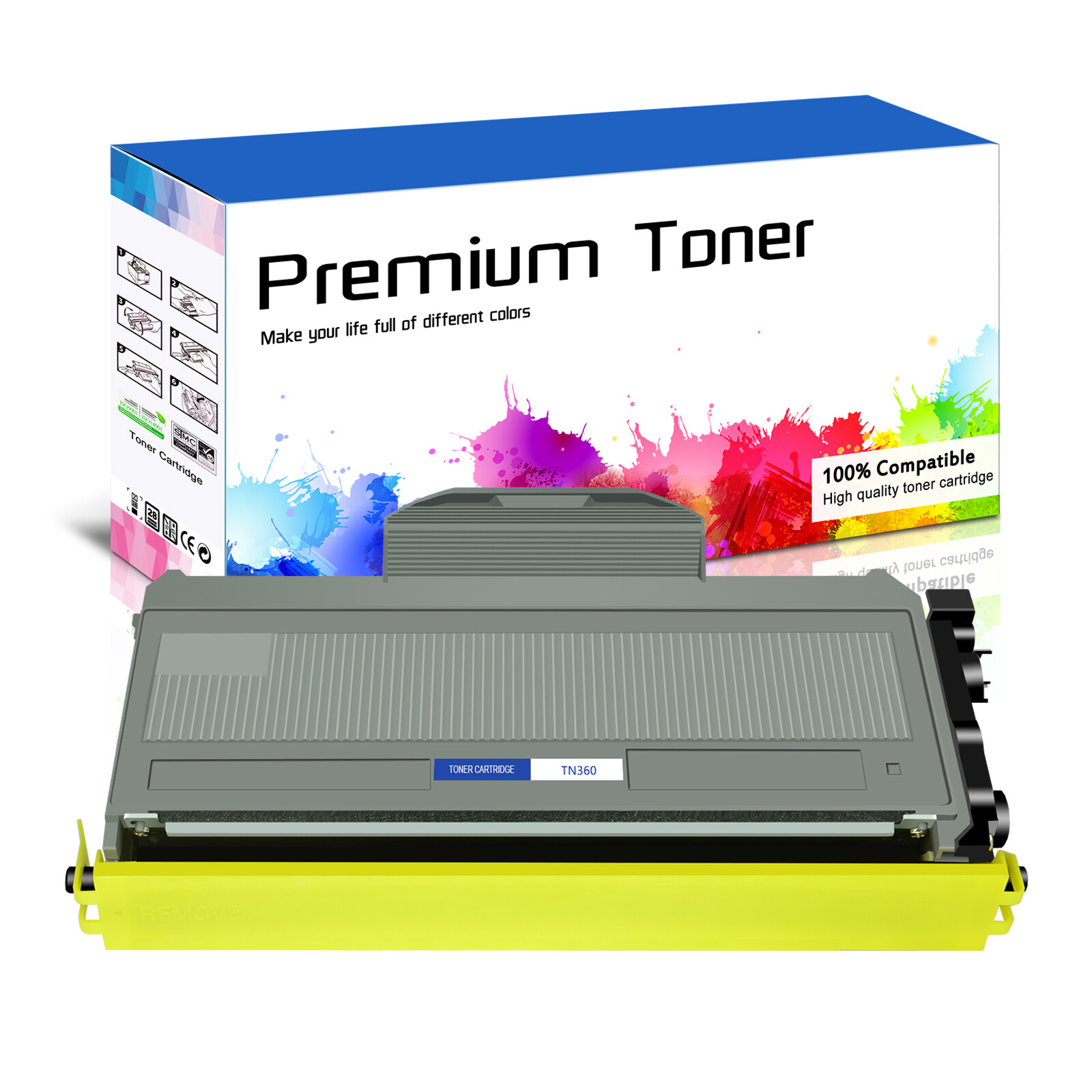 TN-360 Toner Cartridge or DR360 Drum Unit For Brother HL-2140 MFC-7320 MFC-7340