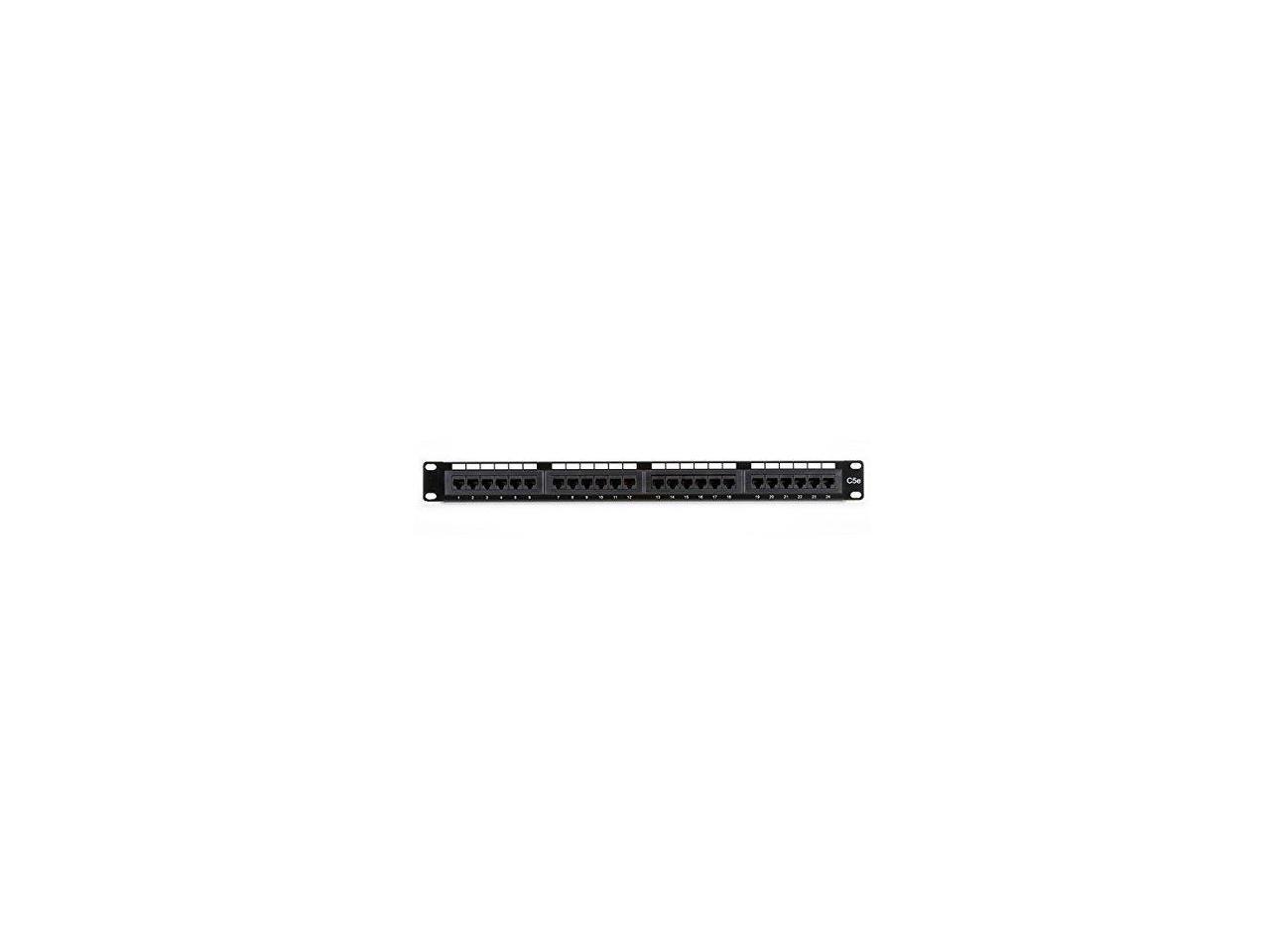 Black Box JPM5E24A CAT5E Patch Panel 24 Port