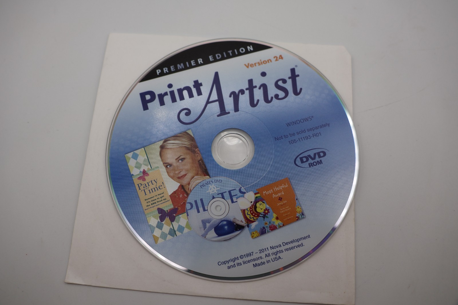 PRINT ARTIST Silver Edition Version 24 CD-ROM Nova Development Windows- Dut's