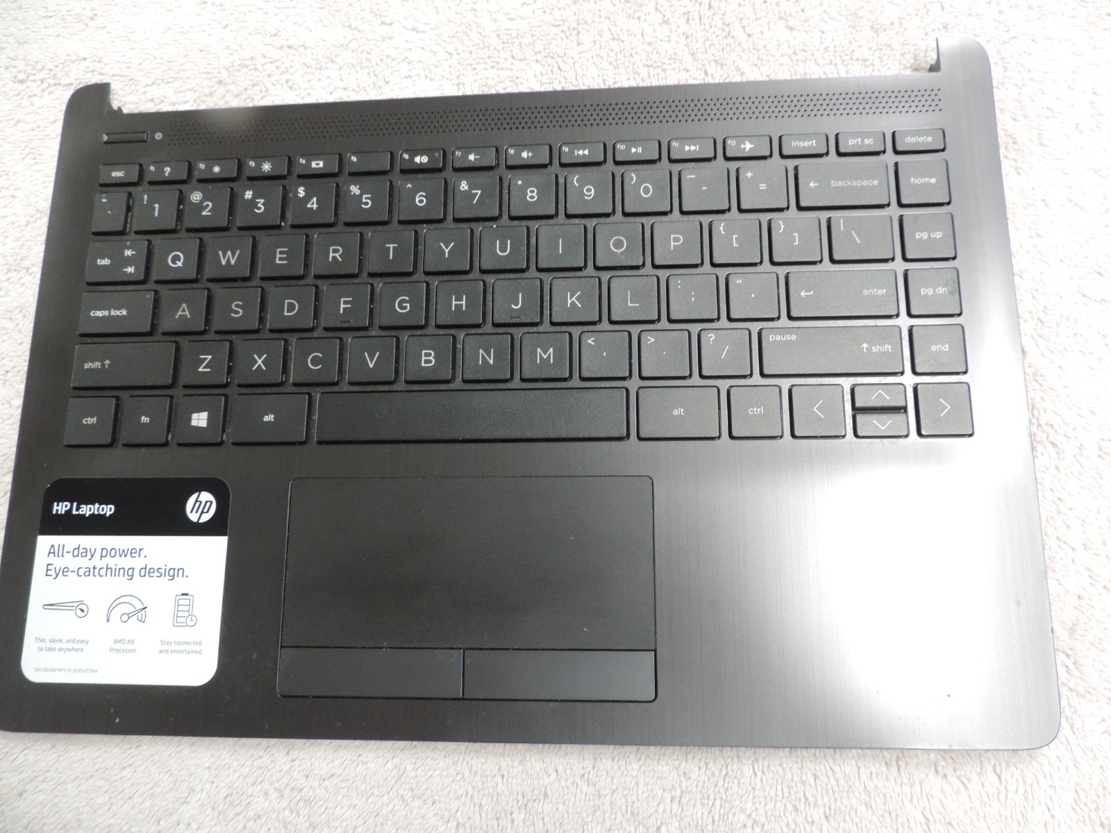 HP  14-DK0002DX 14-DK0028WM 14CF Palmrest Keyboard Touchpad =genuine=