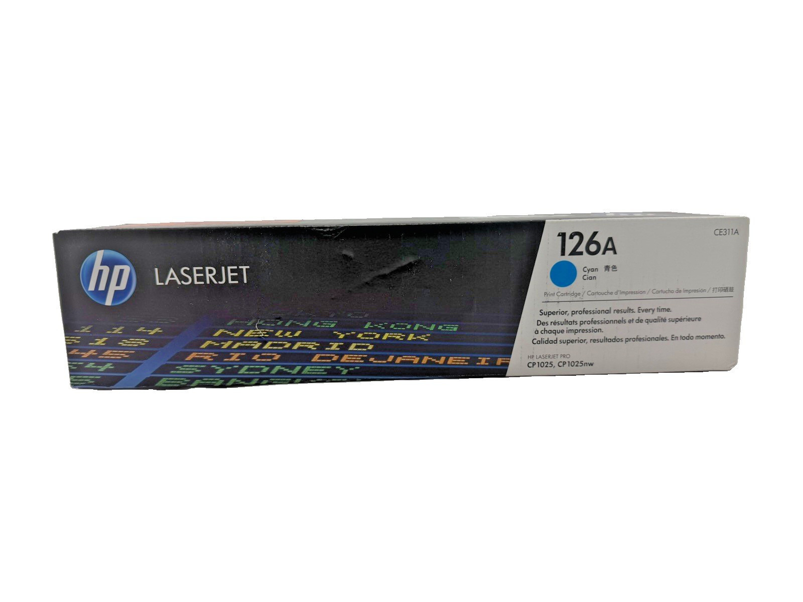 HP 126A CE311A Cyan Genuine OEM LaserJet Toner Cartridge New Factory Sealed