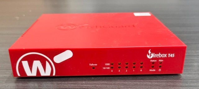 Watchguard Firebox T45-PoE Firewall   5x GbE, 1x Serial