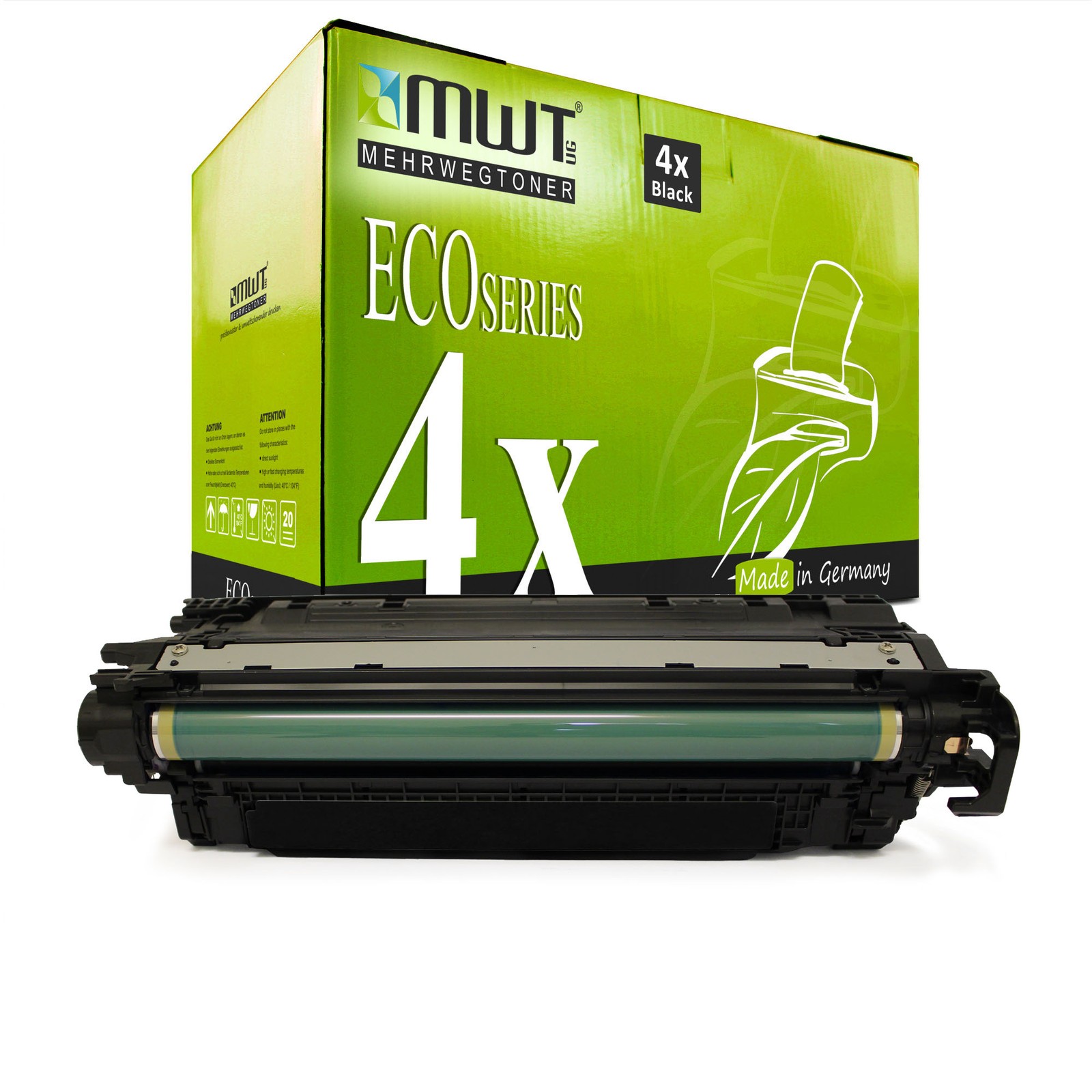 4x MWT ECO Black Toner Cartridge for HP Color LaserJet Enterprise MFP M-680-dnm