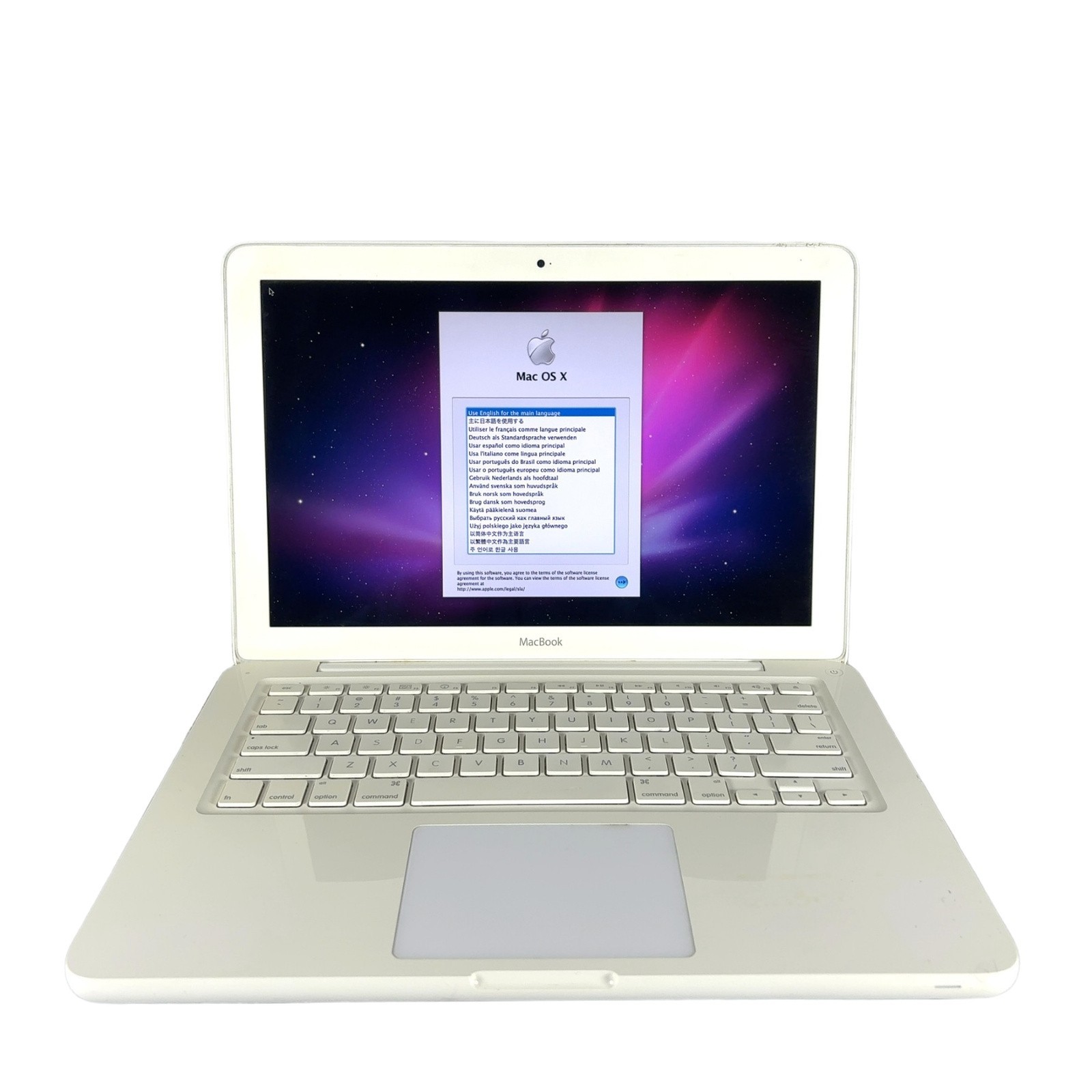 2009 MacBook A1342 13" 2.4GHz Core 2 Duo 4GB RAM 320GB HDD OS X Yosemite 10.10