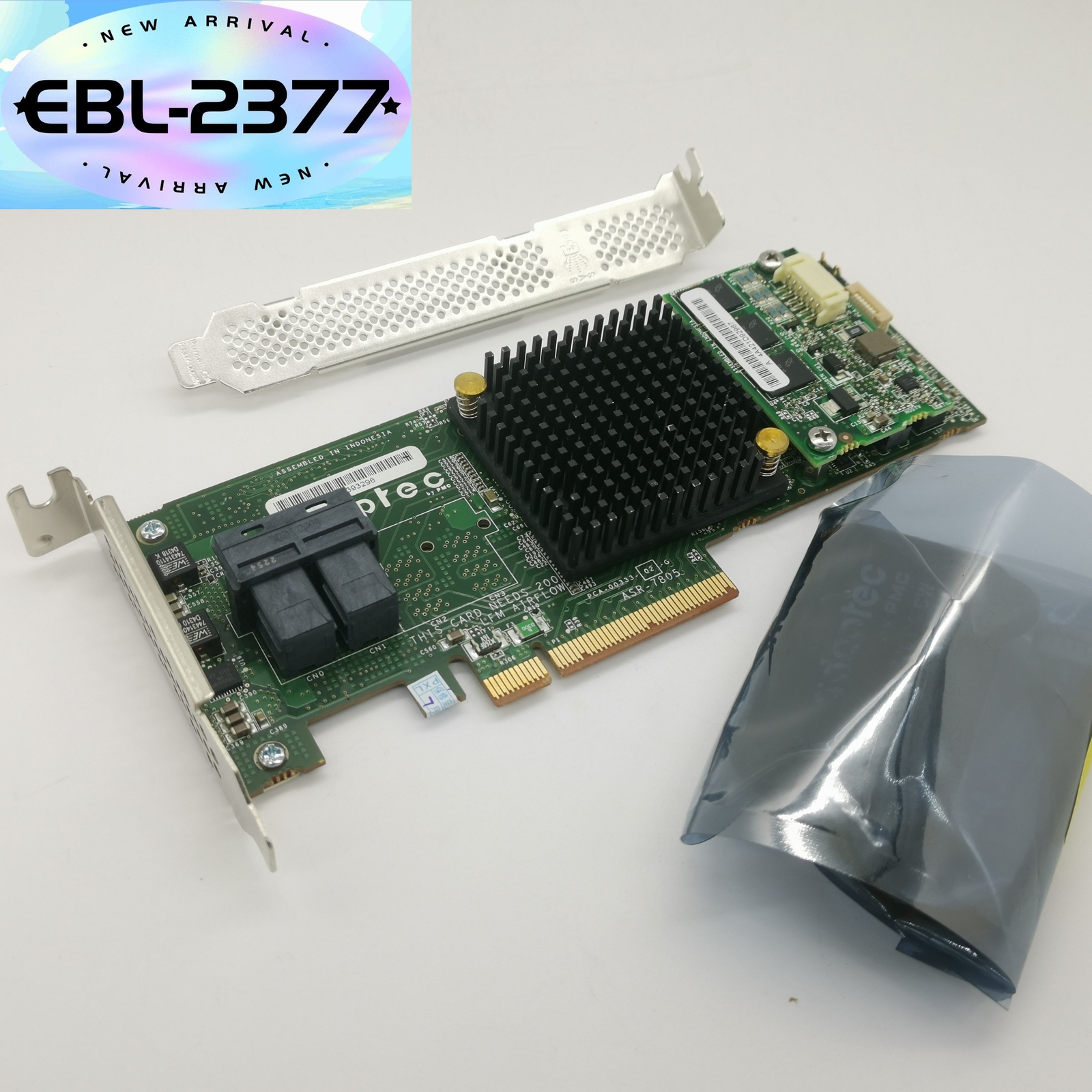 Adaptec ASR-7805 1G ADAPTEC 1GB SAS SATA PCI-E RAID CONTROLLER +Batter AFM 700CC