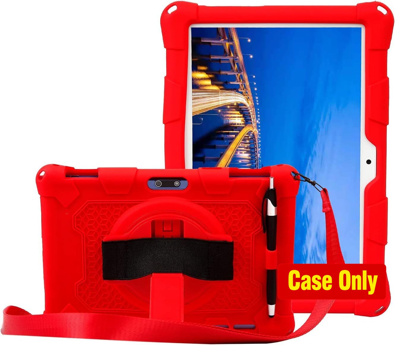 Case for ZZB ZB10 Tablet 10 inch, Silicone Stand Cover for Pritom M10/Touch10